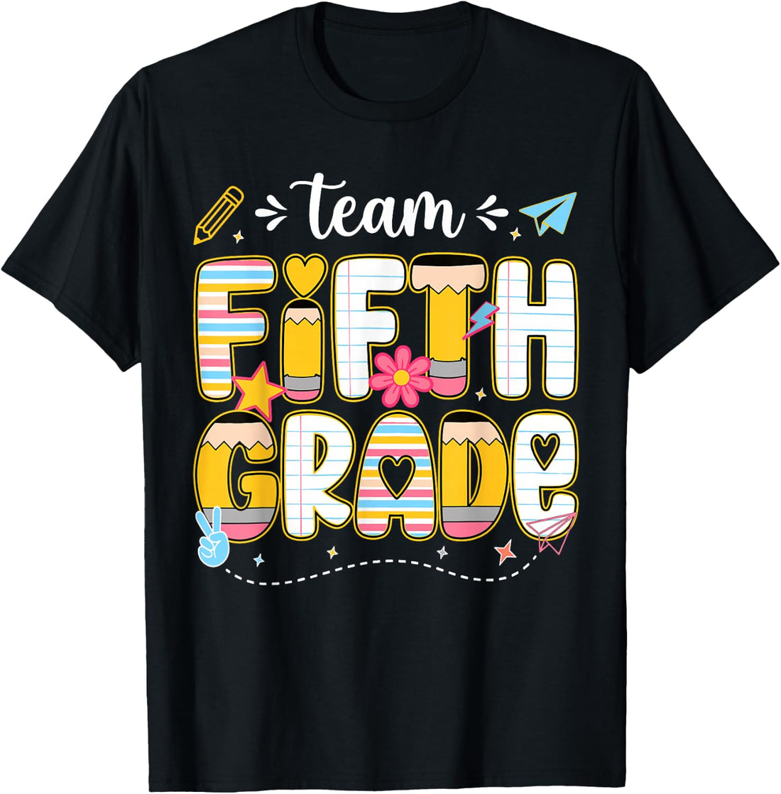 Welcome to 5th Grade Team Teacher First Day of 5th Grade T-Shirt