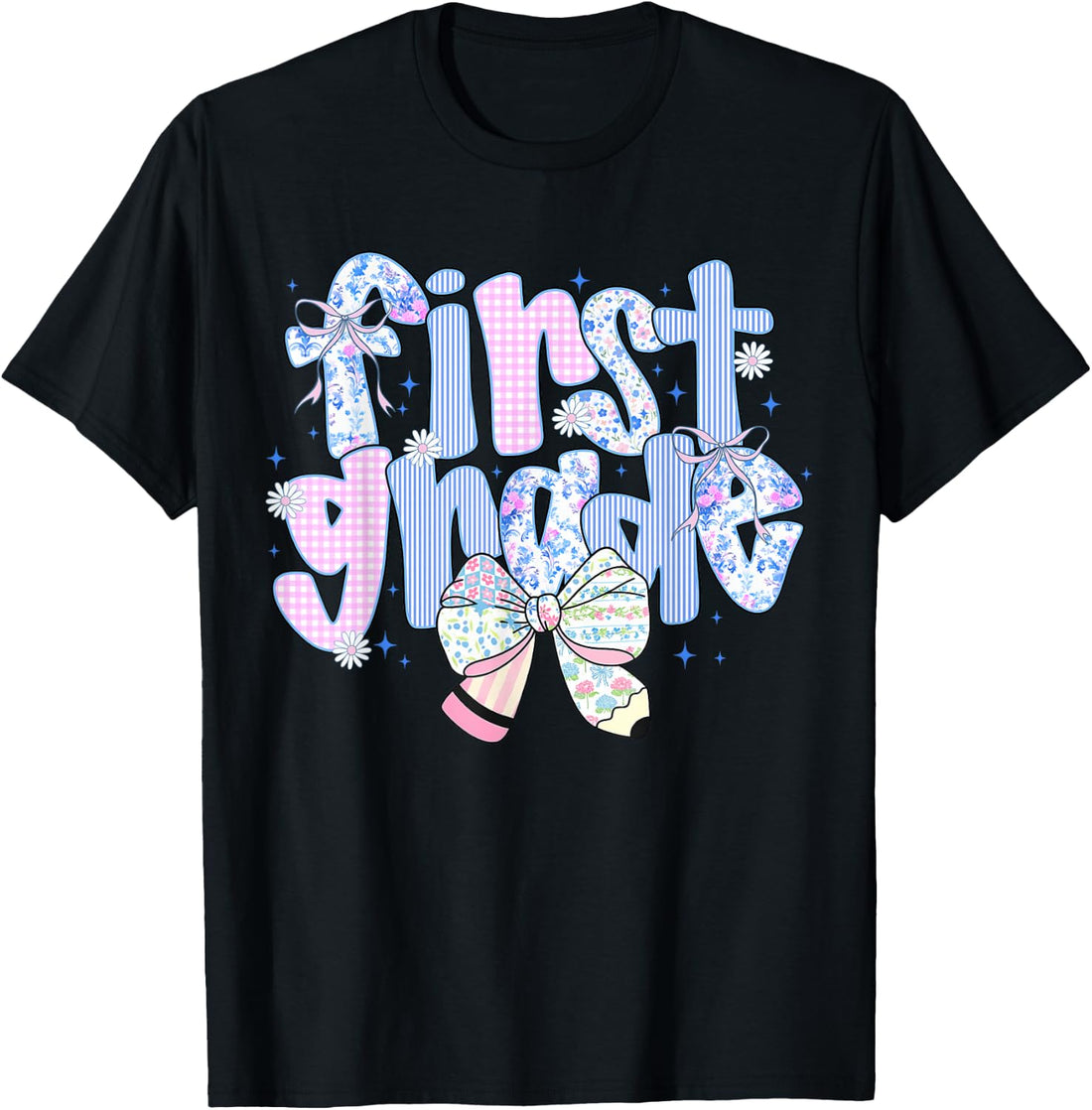 1st Grade for Girls Back to School First Day of First Grade T-Shirt