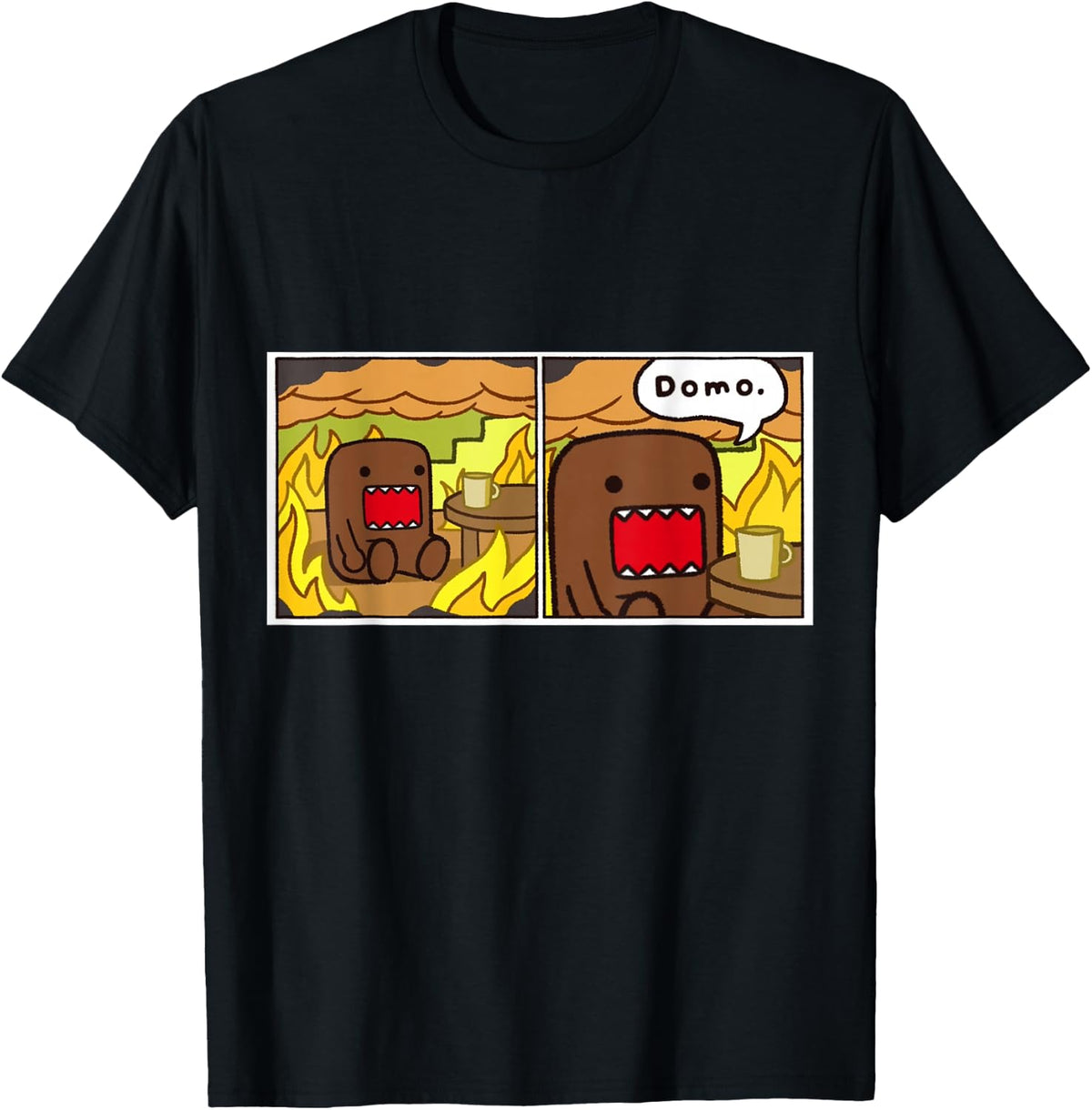 Official Domo Merchandise Y2K Era - Everything is Fine T-Shirt