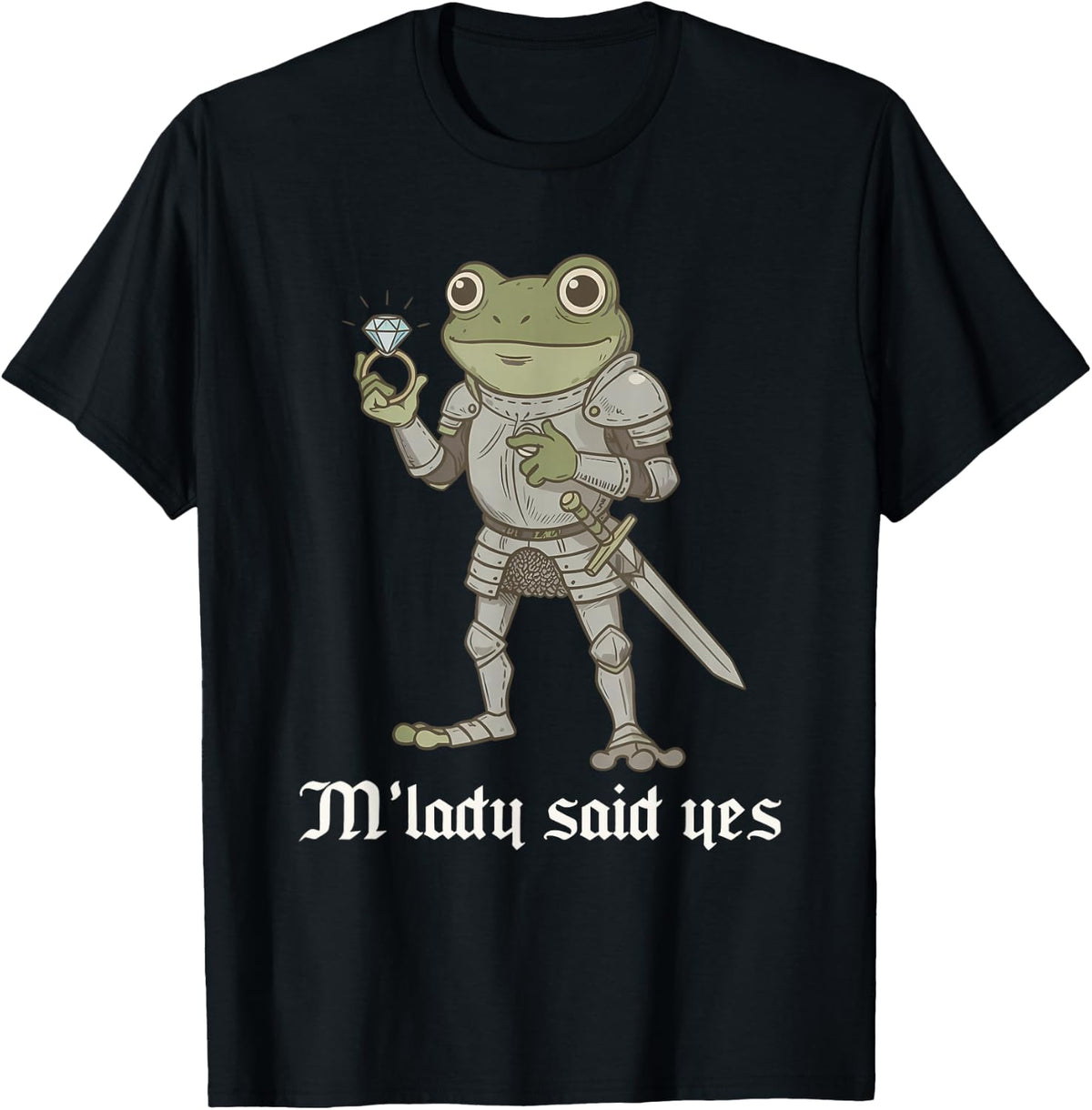 Funny Frog Engagement Fiancee & Fiance Matching Couples T-Shirt
