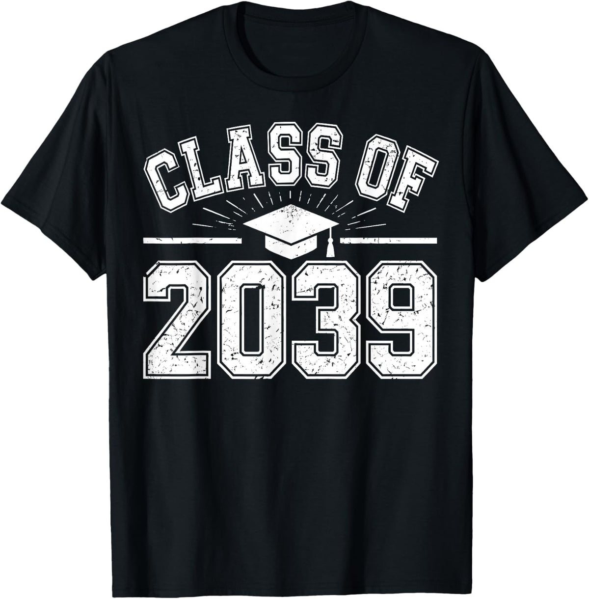 Class of 2039 Grow with Me First Day School 2039 Graduation T-Shirt