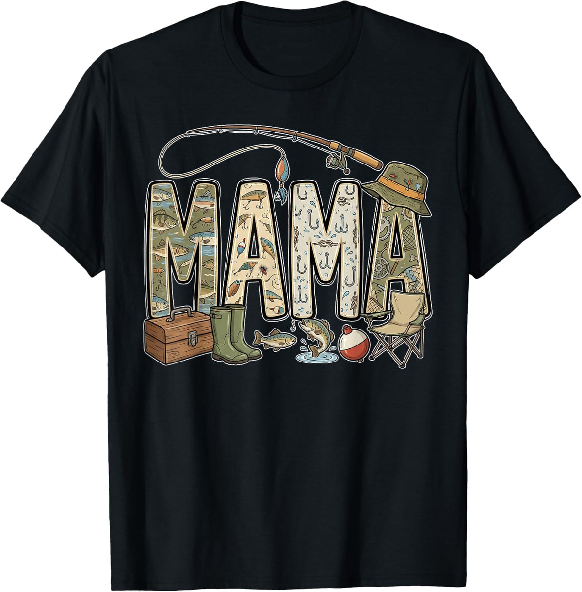 Mama of The Big One Fishing O-Fish-Ally 1st Birthday Family T-Shirt