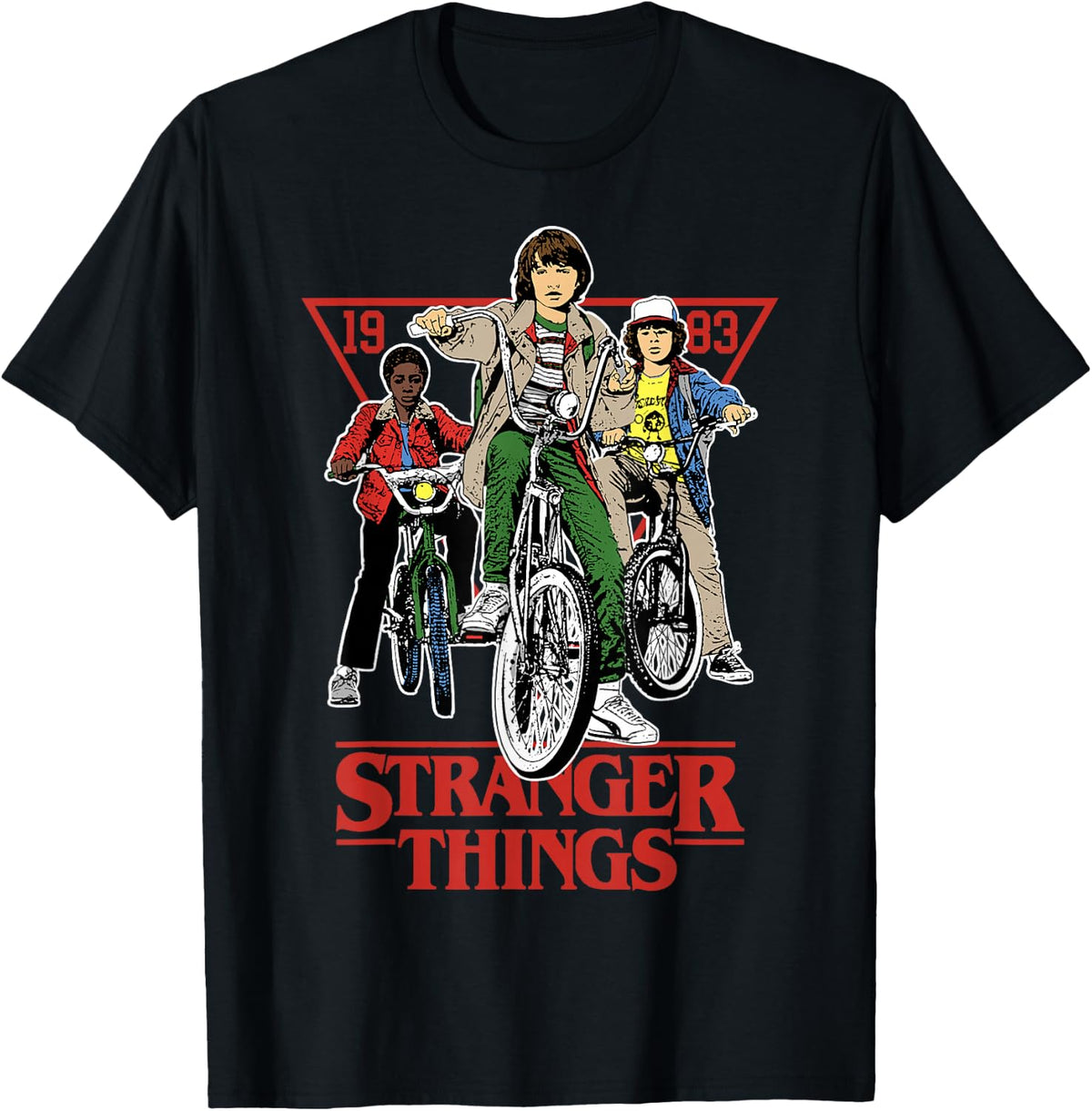 Stranger Things Will Mike Dustin On Bikes 1983 Retro T-Shirt