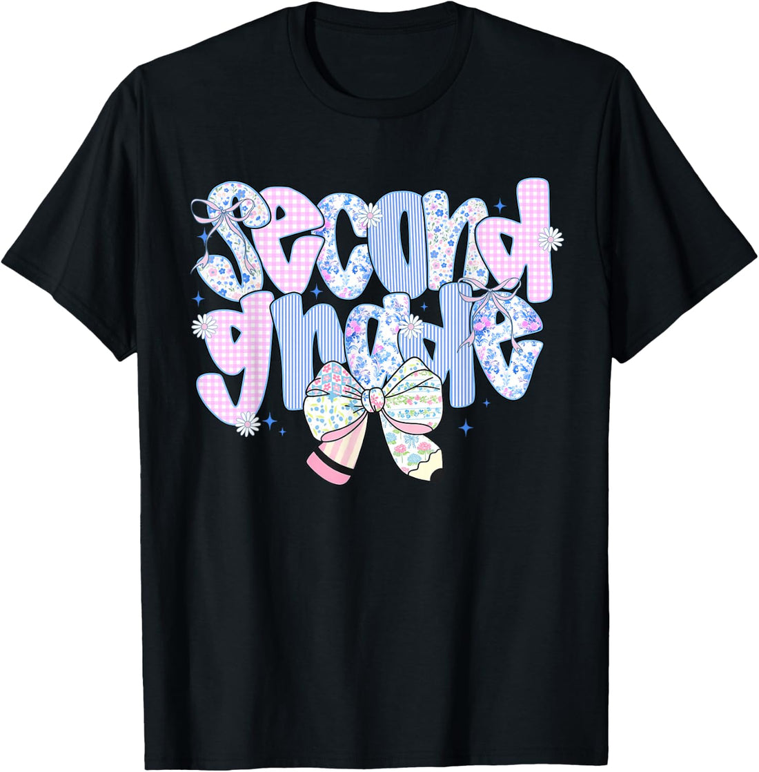 2nd Grade for Girls Back to School First Day Second Grade T-Shirt