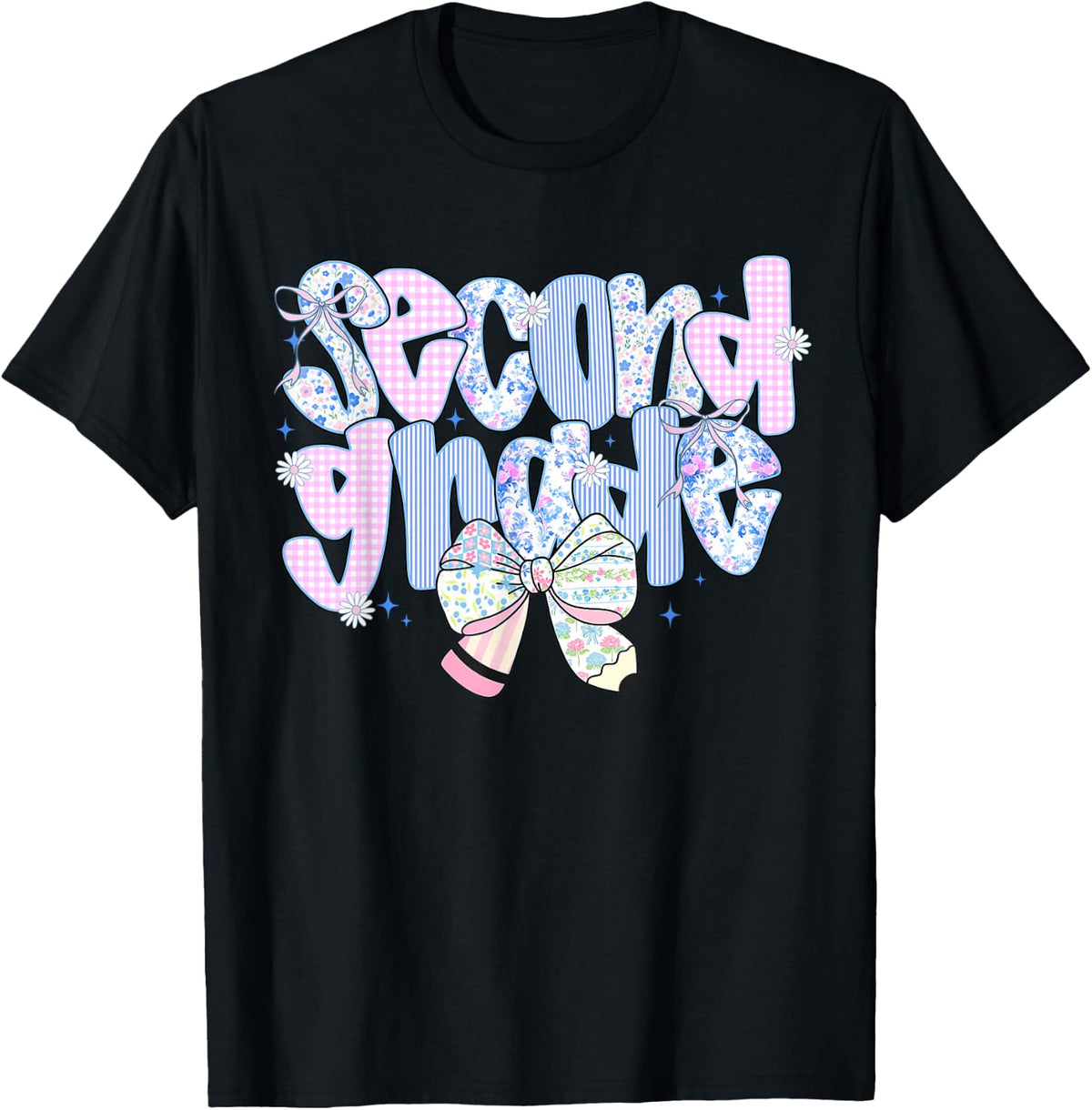 2nd Grade for Girls Back to School First Day Second Grade T-Shirt