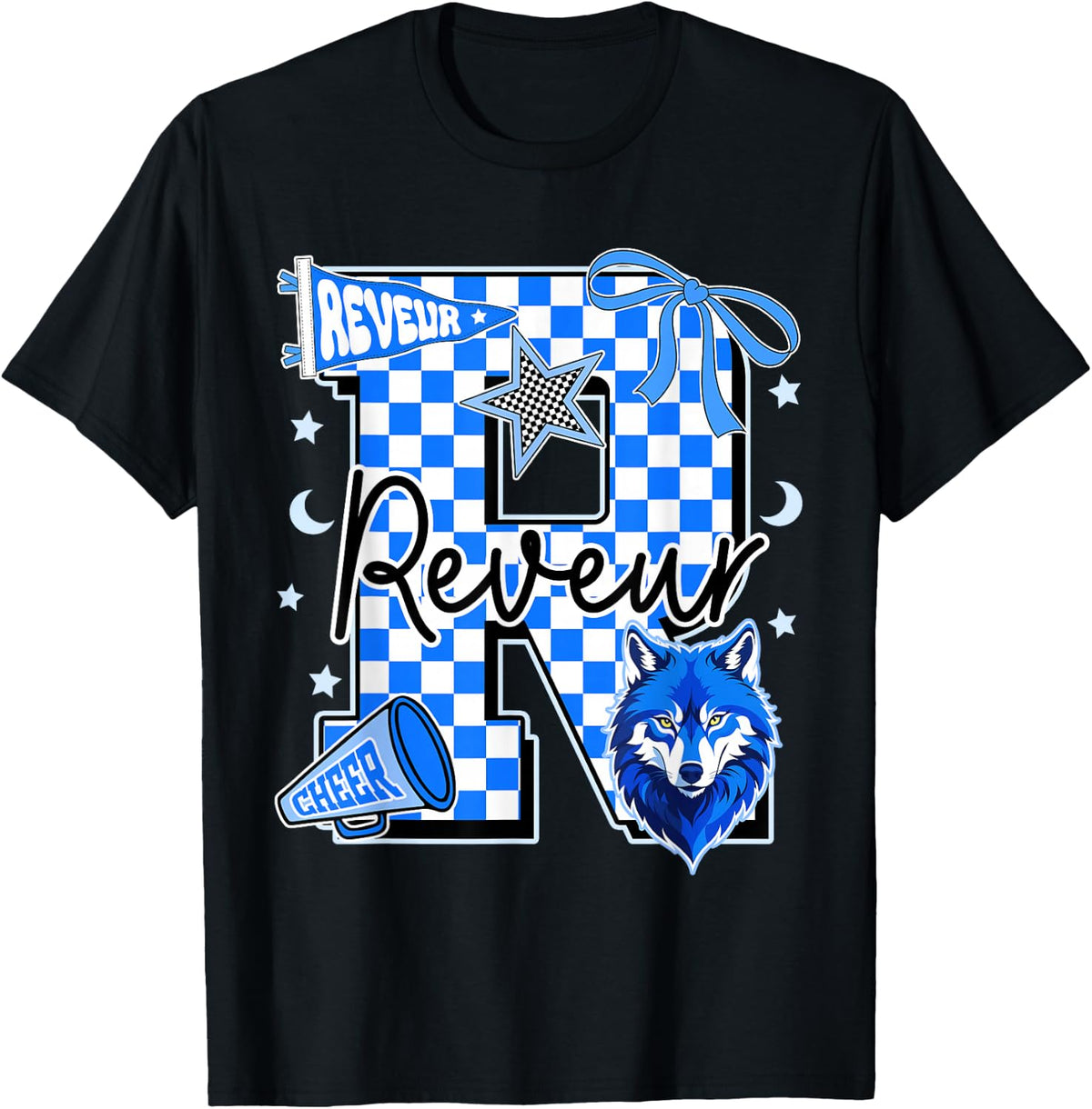 I Love Reveur First Name Personalized Varsity T-Shirt