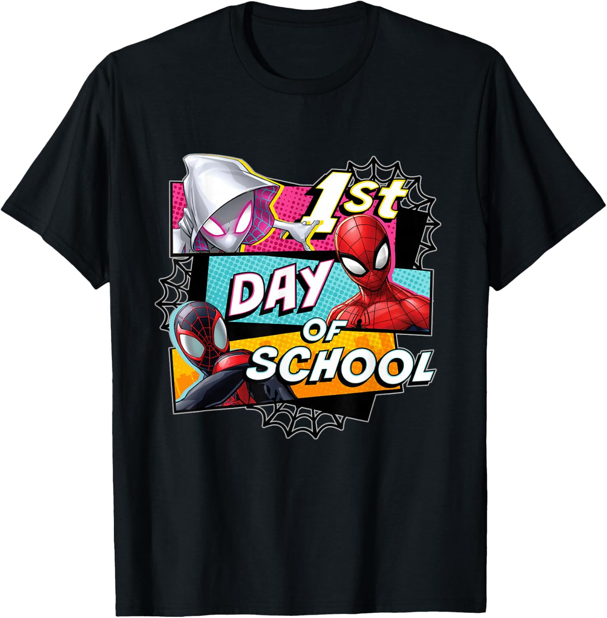 Marvel Spider-Man & Friends 1st Day of School Back to School T-Shirt