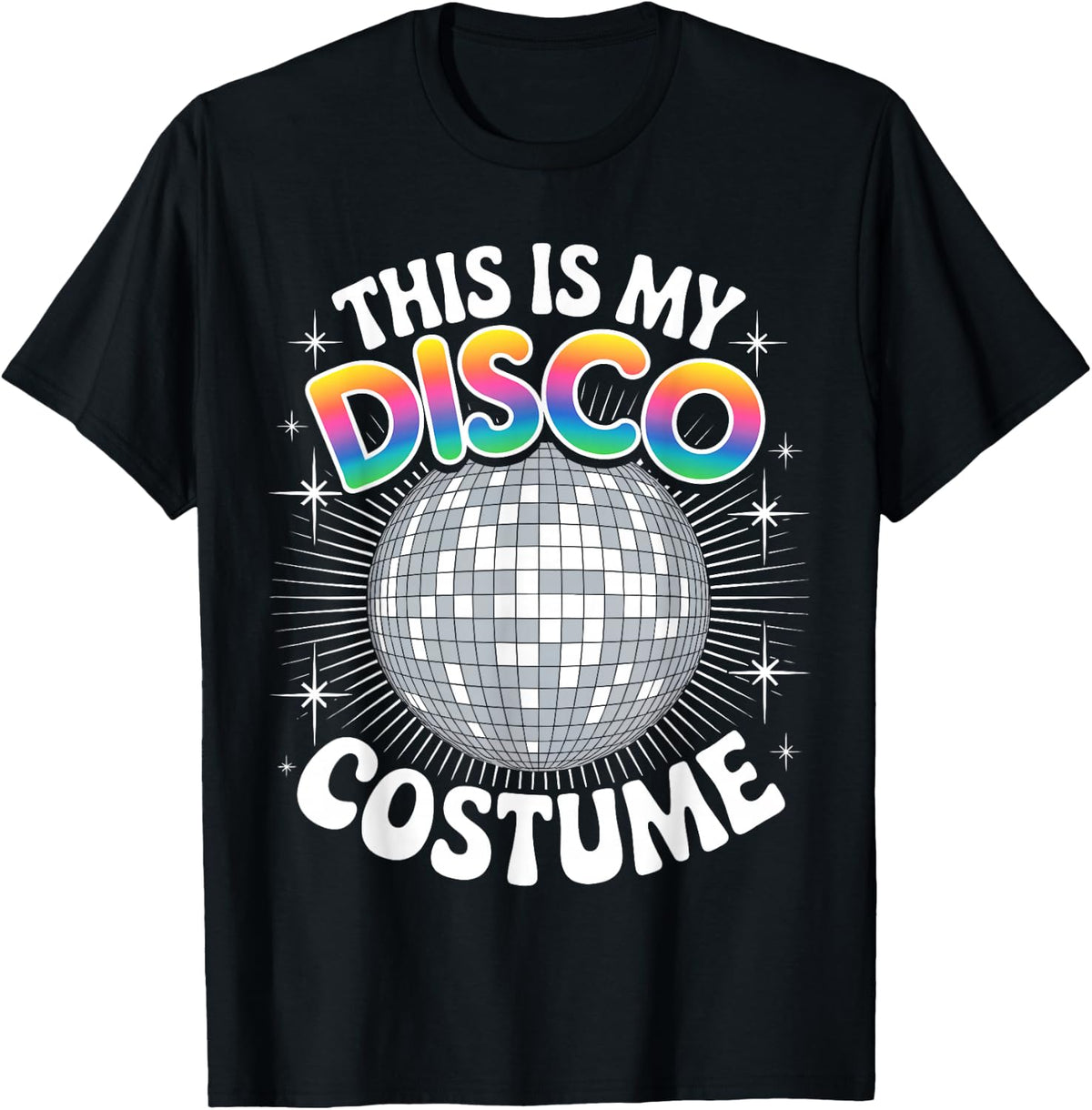 This is My Disco Costume Shirt Adult Kids Disco Party T-Shirt