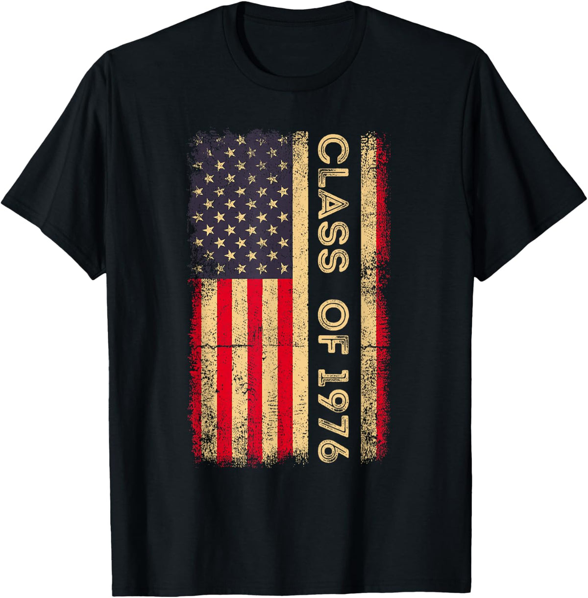 Vintage American Flag Class of 1976 Reunion Classmate Alumni T-Shirt