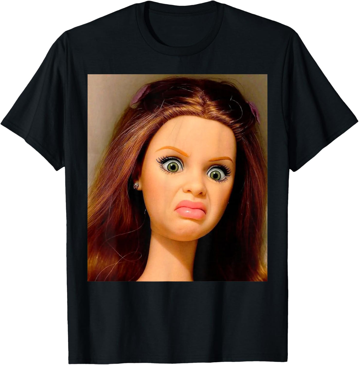 Funny Disgusting Girl face Meme Y2K Hilarious Sarcastic Gift T-Shirt