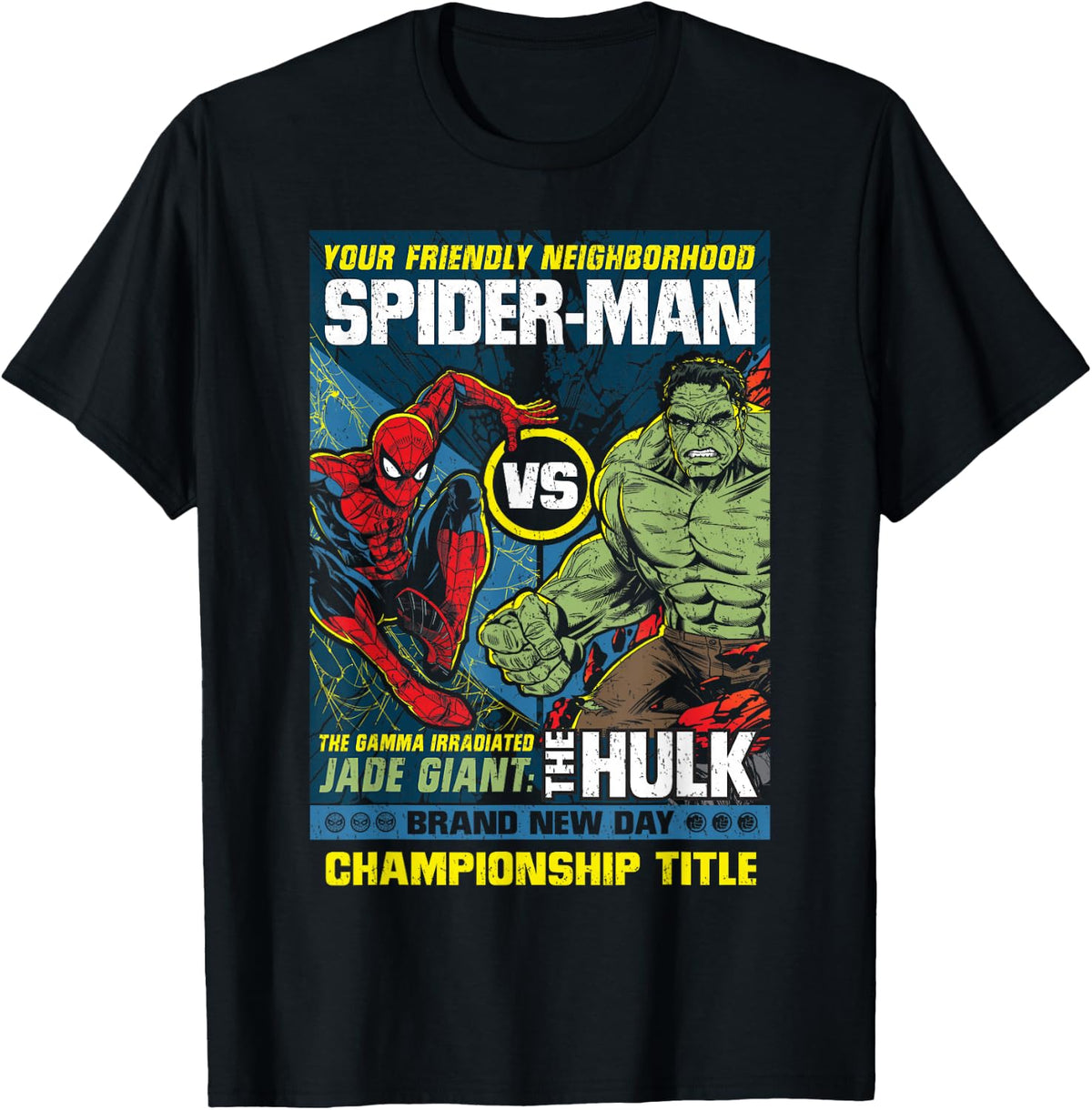 Marvel Spider-Man: Brand New Day Spider-Man VS The Hulk T-Shirt