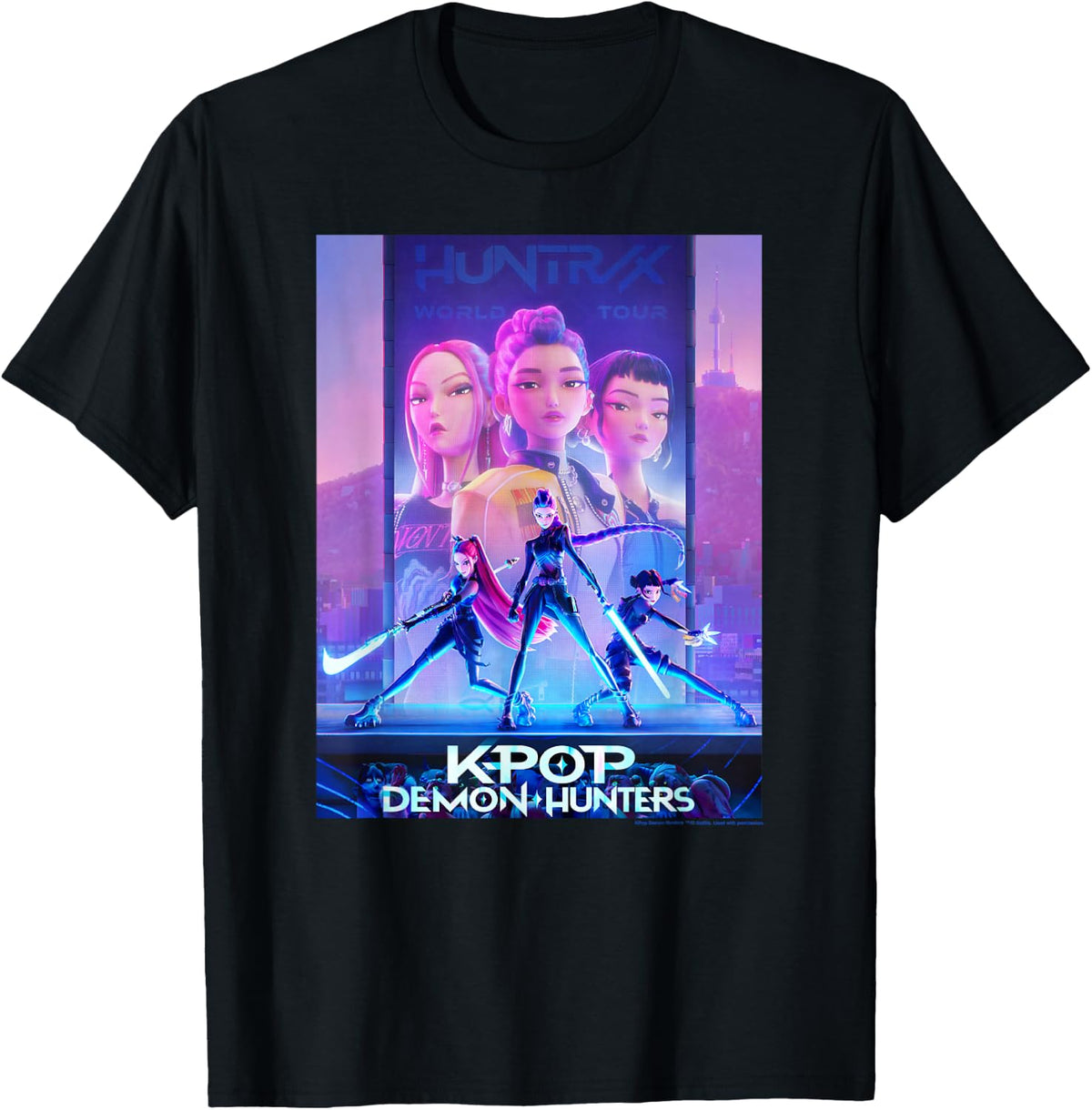 Kpop Demon Hunters Movie Poster T-Shirt