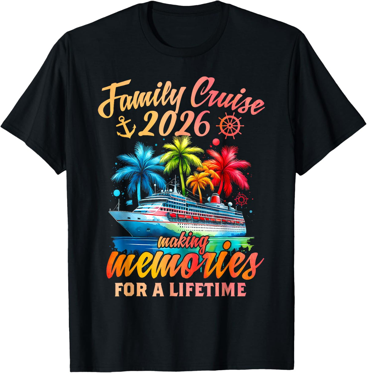 Family Cruise 2026 Family Matching Cruise Vacation Party T-Shirt
