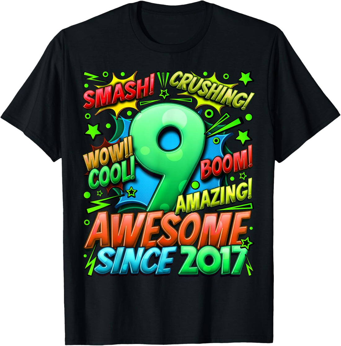 9 Year Old Gifts for Boys 9th Birthday Boy 9 Year Old Boy T-Shirt