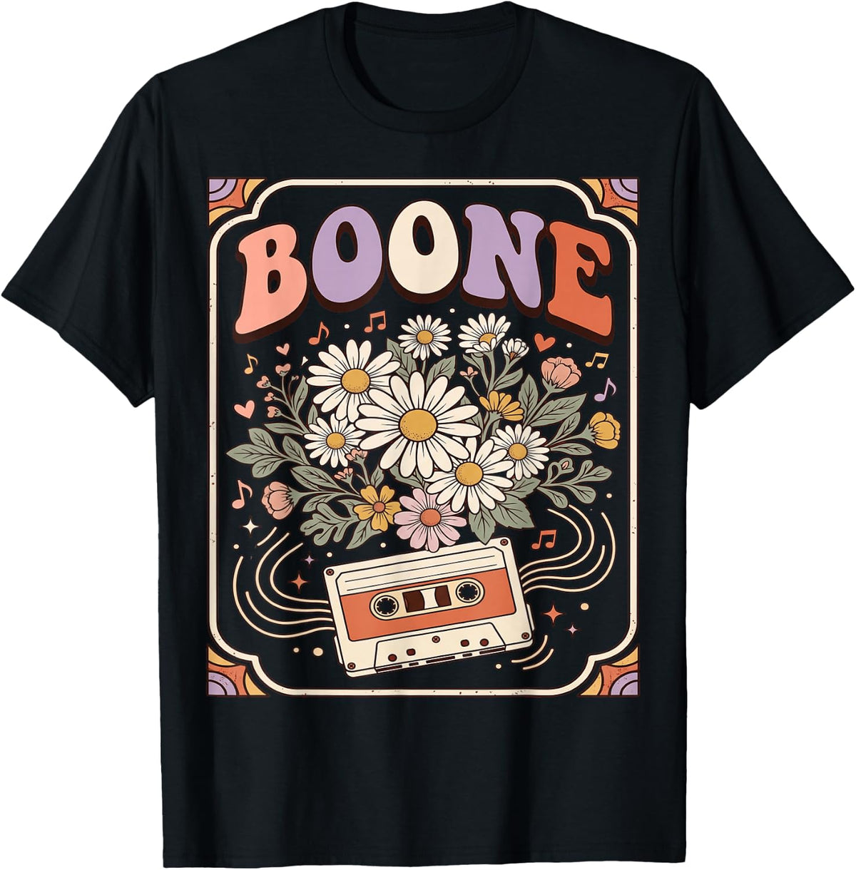 Boone Heart Men Women Kid Vintage T-Shirt