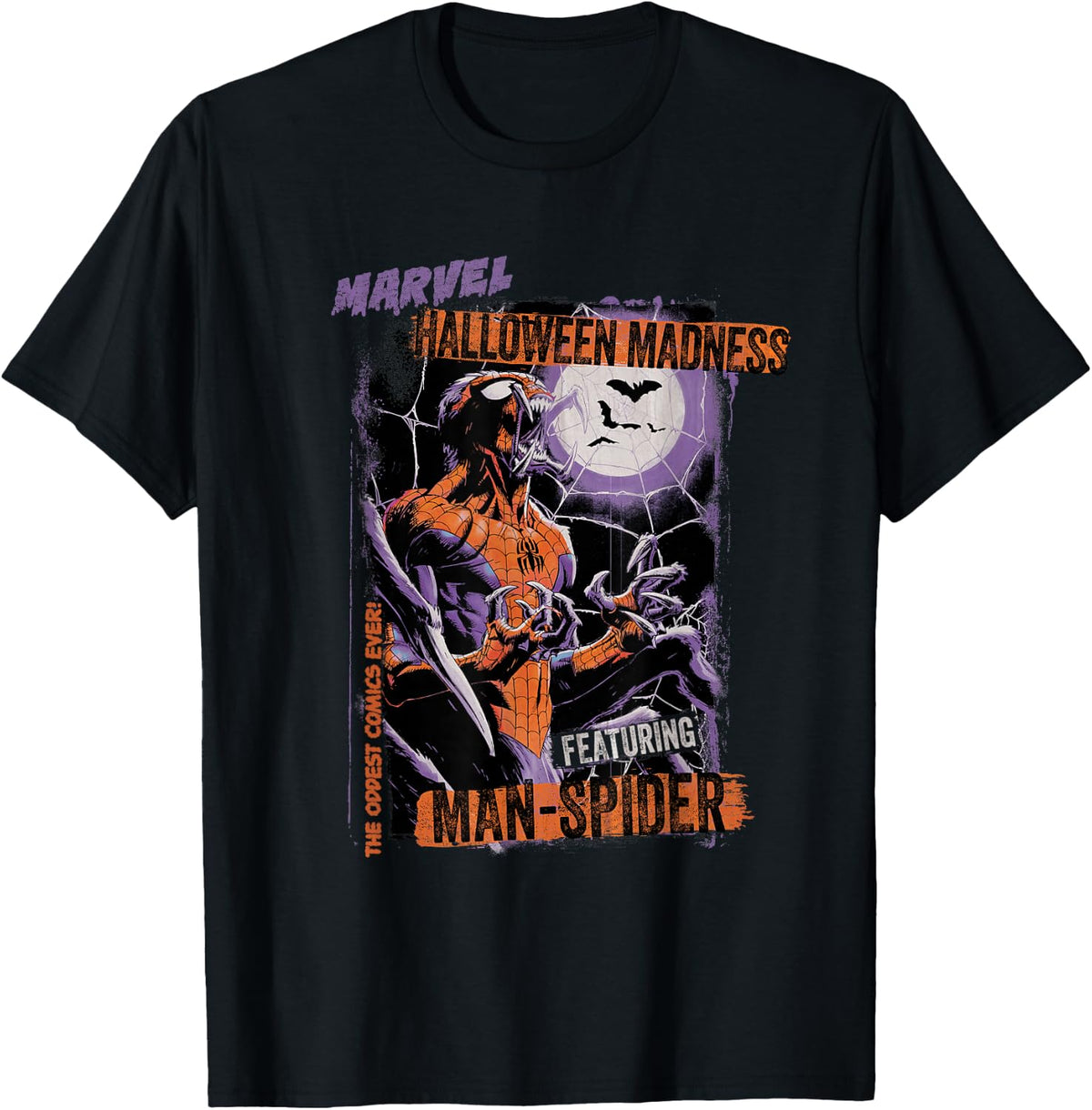 Marvel Spider-Man Halloween Madness Featuring Man-Spider T-Shirt