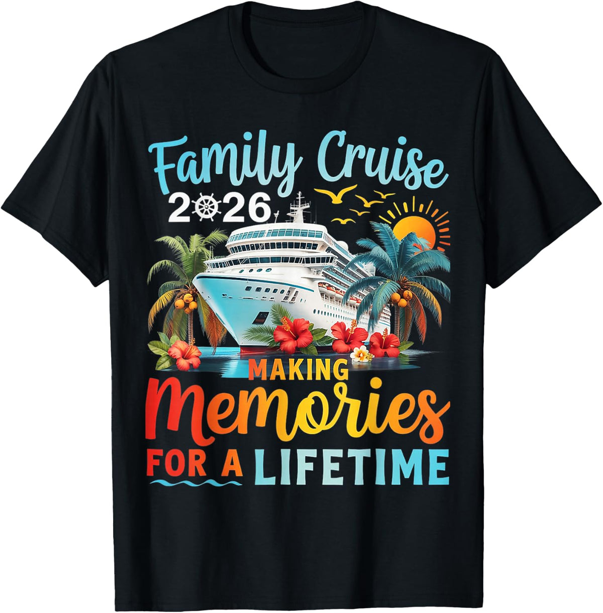 Family Cruise 2026 Family Matching Cruise Vacation Party T-Shirt