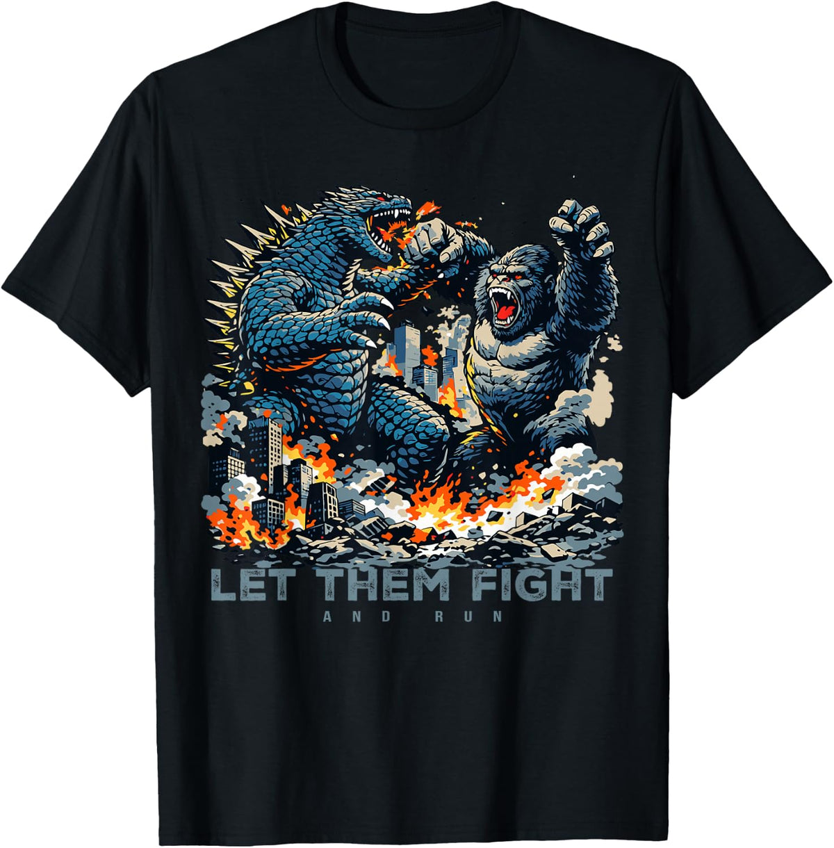 Monster - Godzilla Let Them Fight T-Shirt