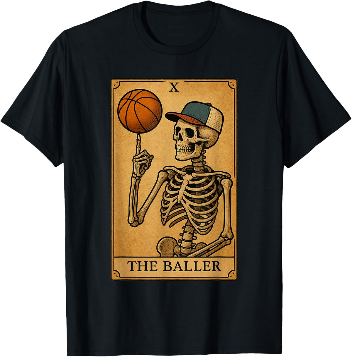 Basketball Player Men Women Boys Basketball Lover The Baller T-Shirt