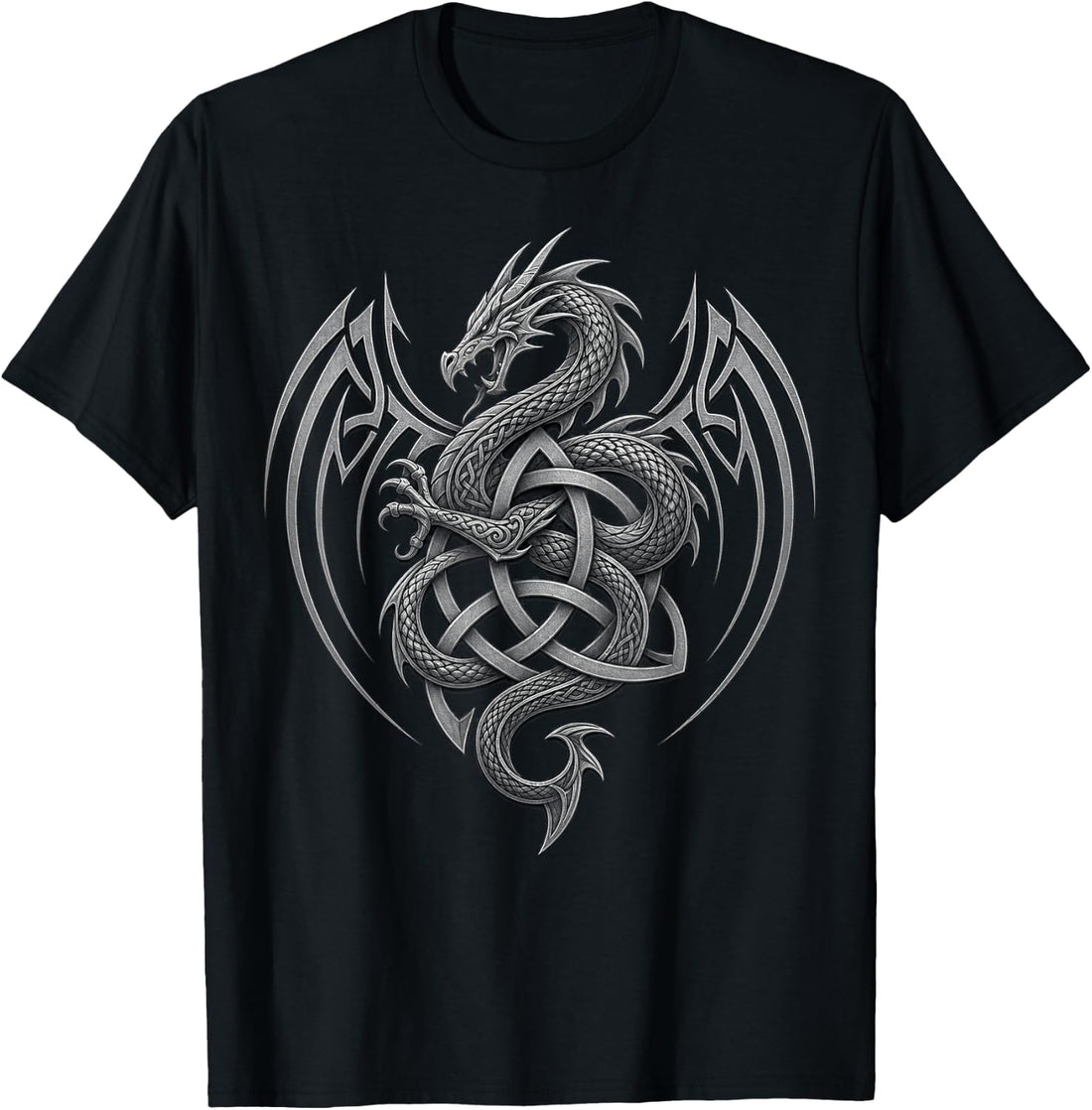 Tribal Celtic Knot Dragon T-Shirt