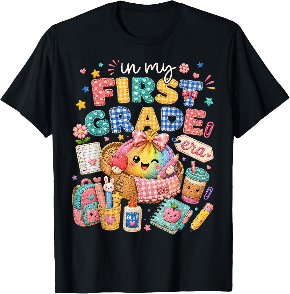 in My First Grade Era Dumpling Girls Teacher Back to School T-Shirt