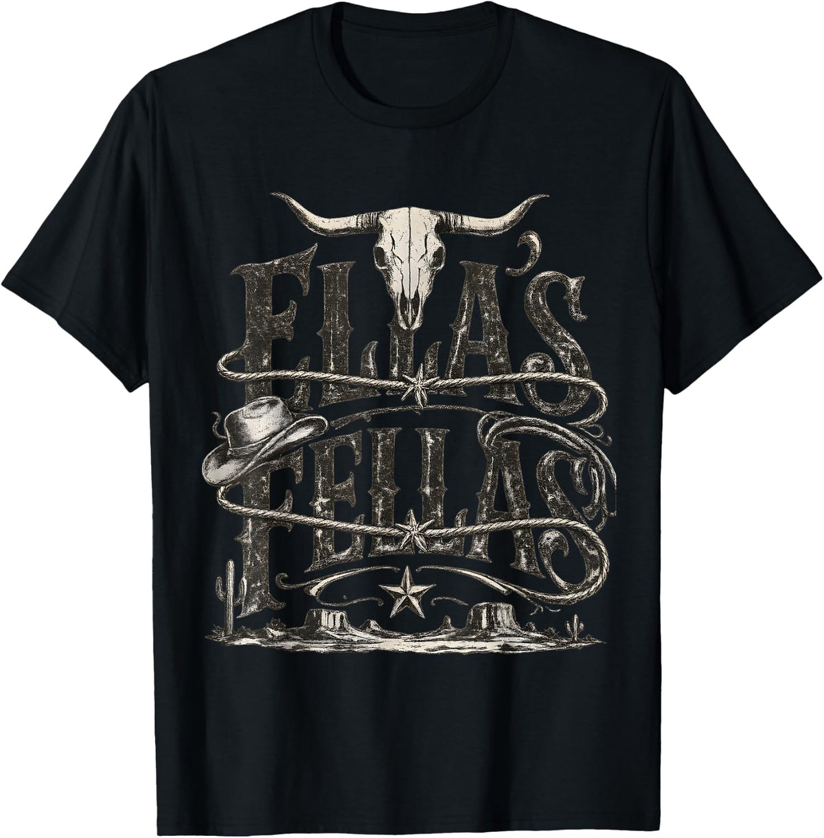 Retro Ella Surname Funny Vintage 80s 90s Gifts for Men Women T-Shirt
