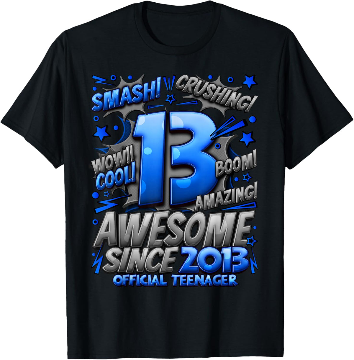 Official Teenager 13 Year Old Gifts Boys 13th Birthday Boy T-Shirt