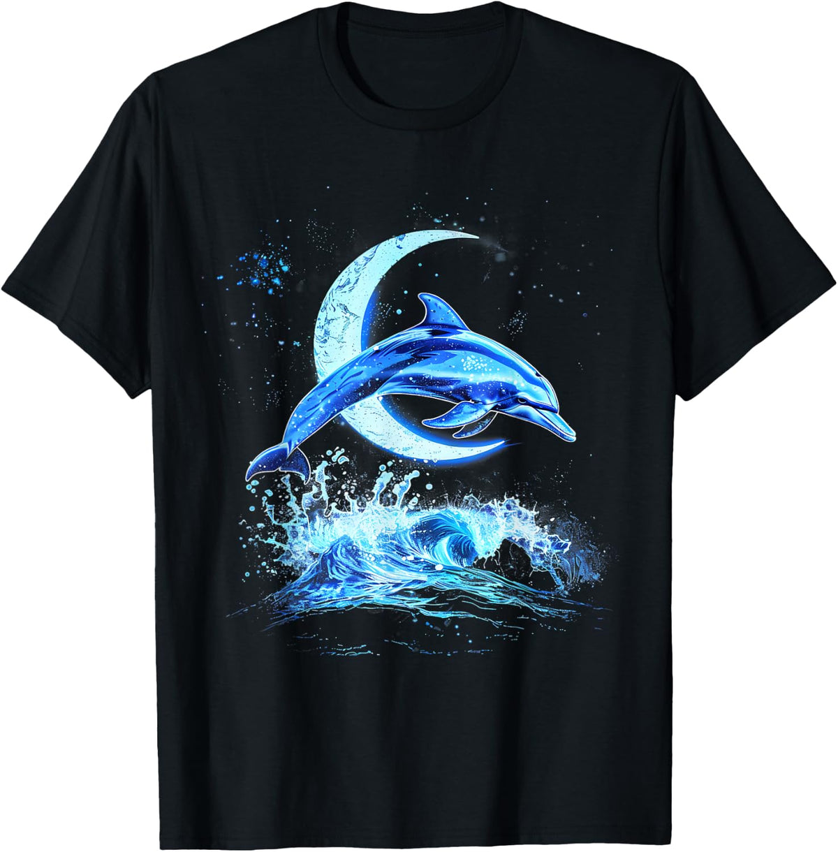 Dolphin Artwork Sea Ocean Dolphin Ocean Sea Animal Lover T-Shirt