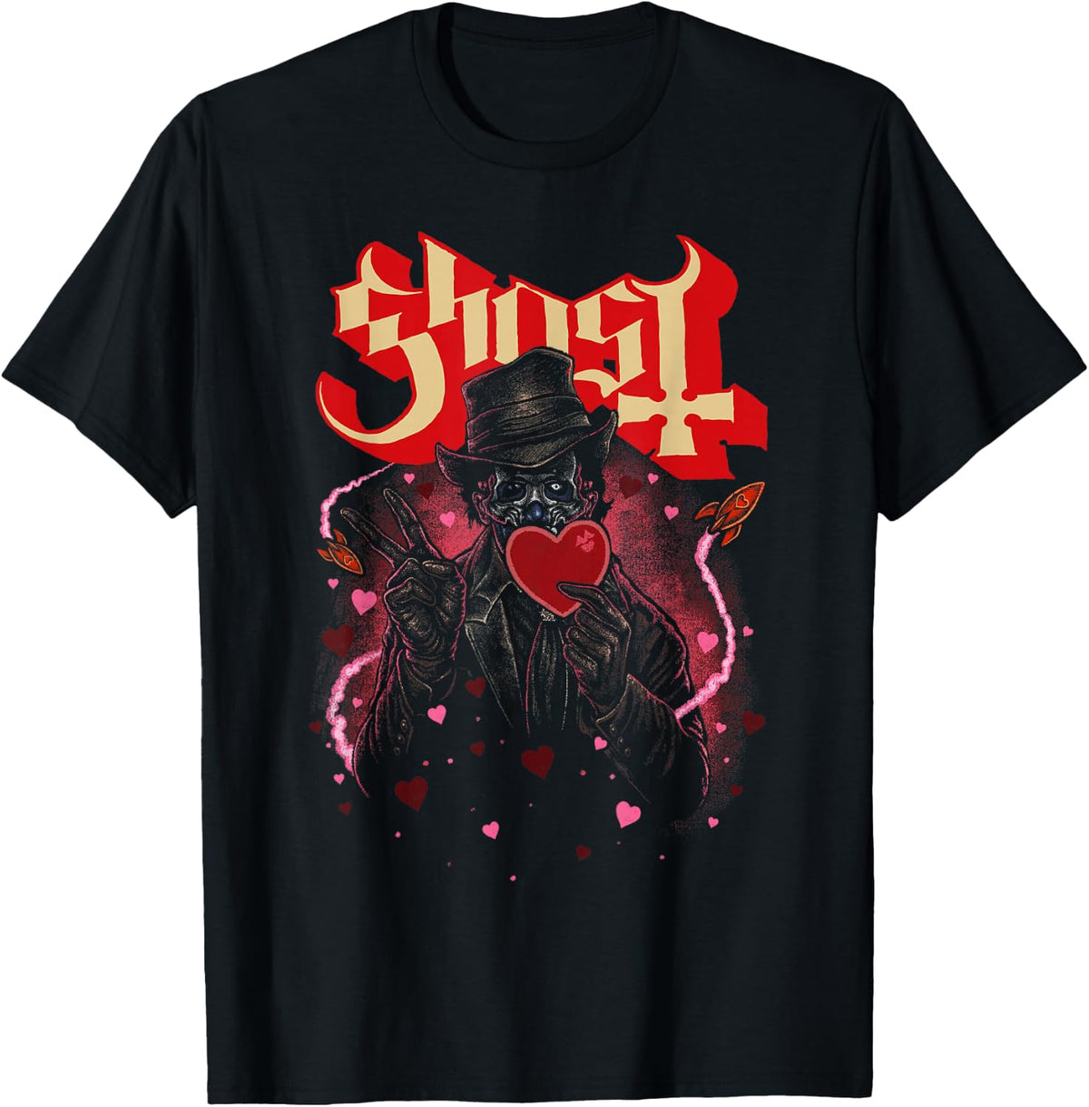 Ghost Valentine's with Rockets T-Shirt