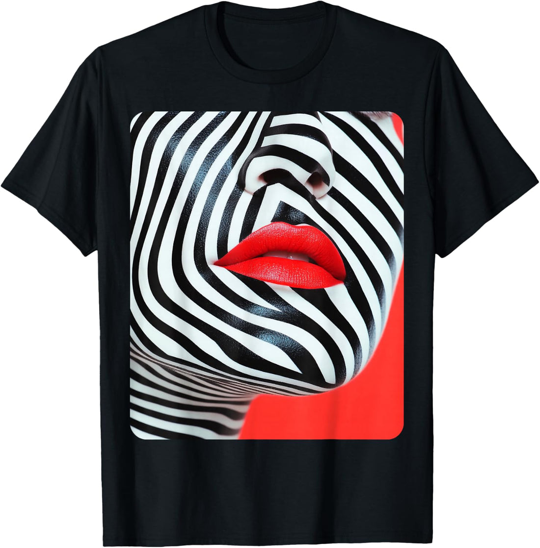 Women's Abstract Fashion Designer Top T-Shirt