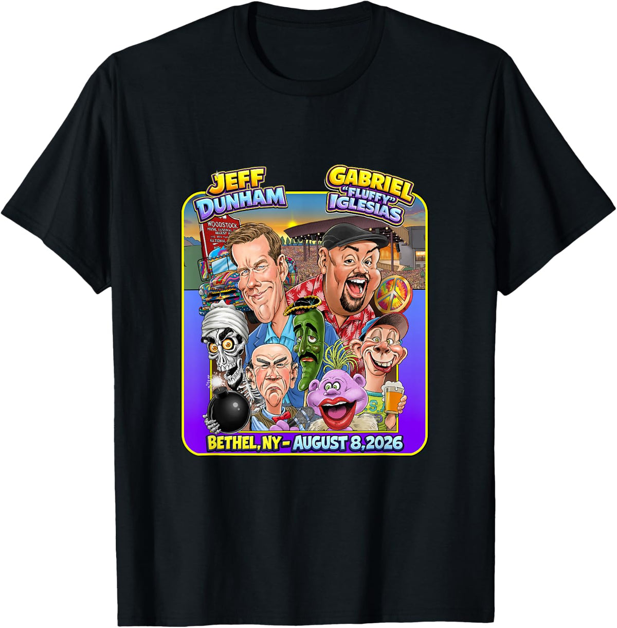 Jeff Dunham Bethel, NY (2026) T-Shirt