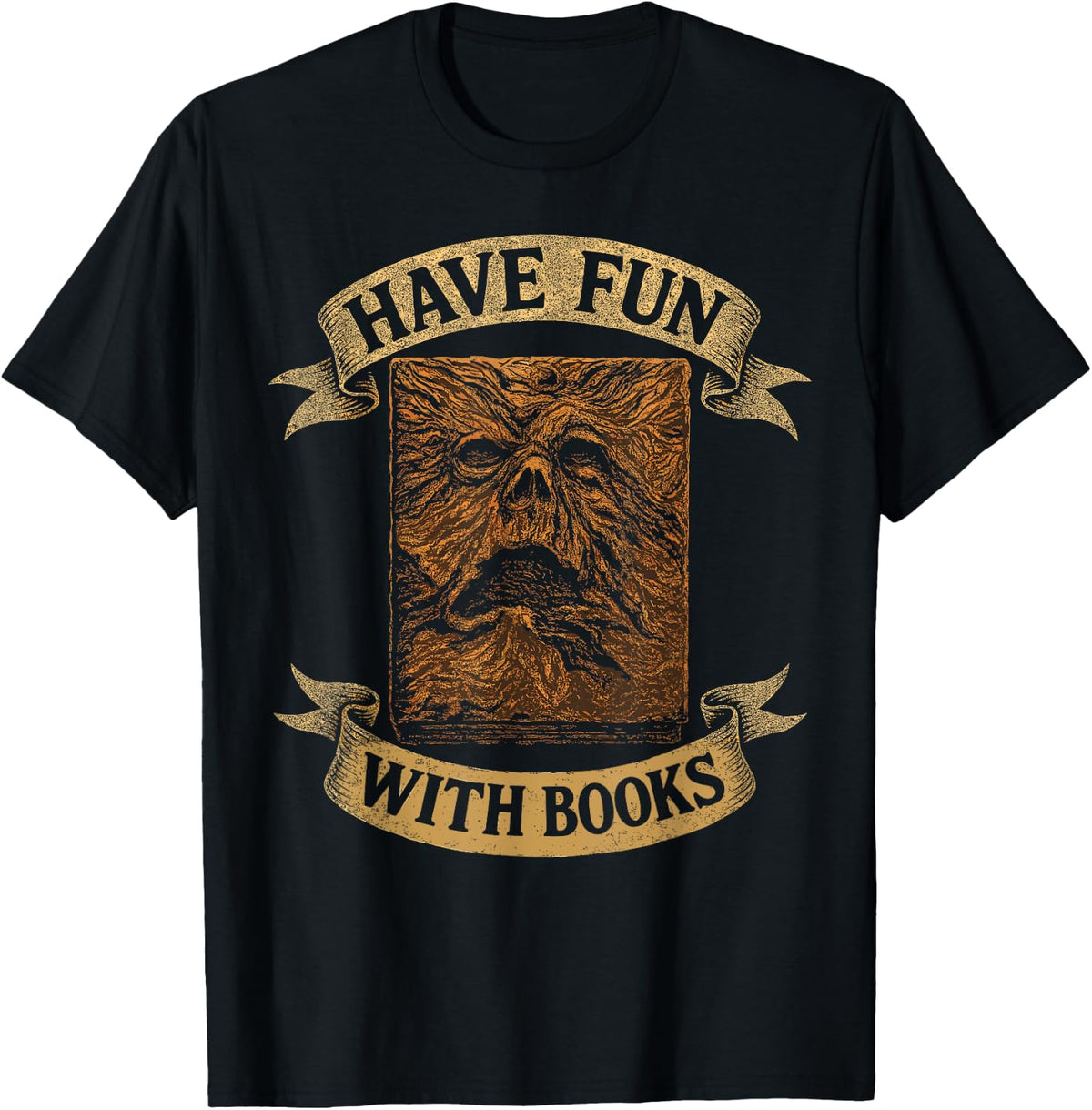 Have Fun with Books, Horror Literature Necronomicon Book T-Shirt