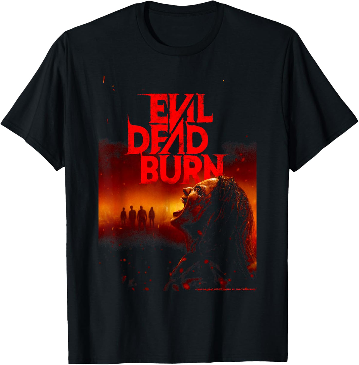 Evil Dead Burn Horror Movie Poster Art Halloween T-Shirt