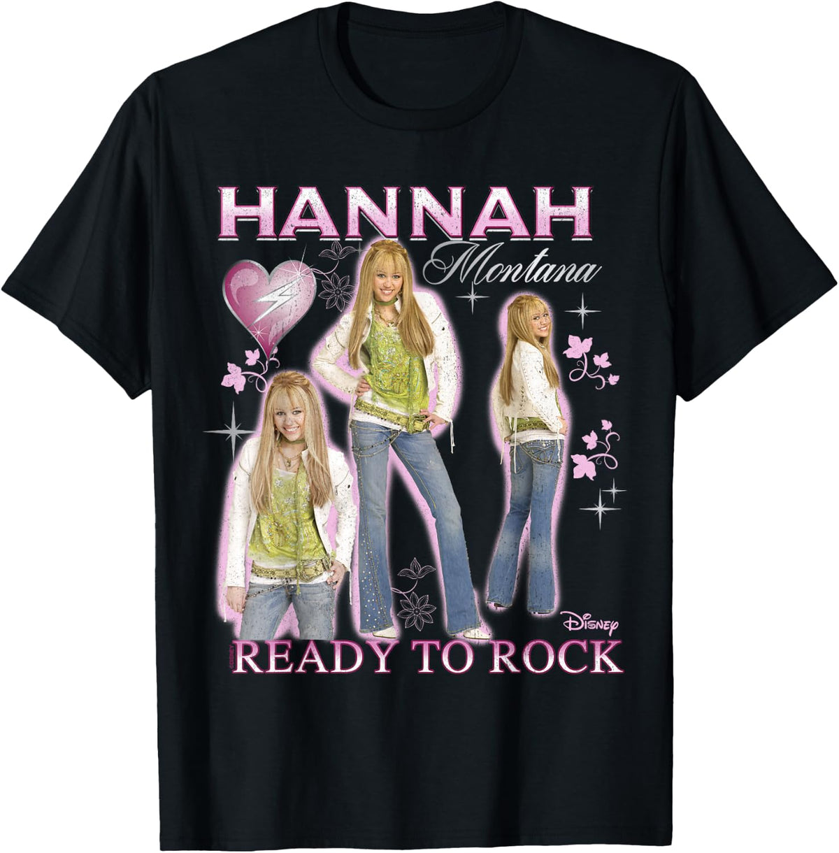 Disney Hannah Montana Vintage Ready to Rock T-Shirt
