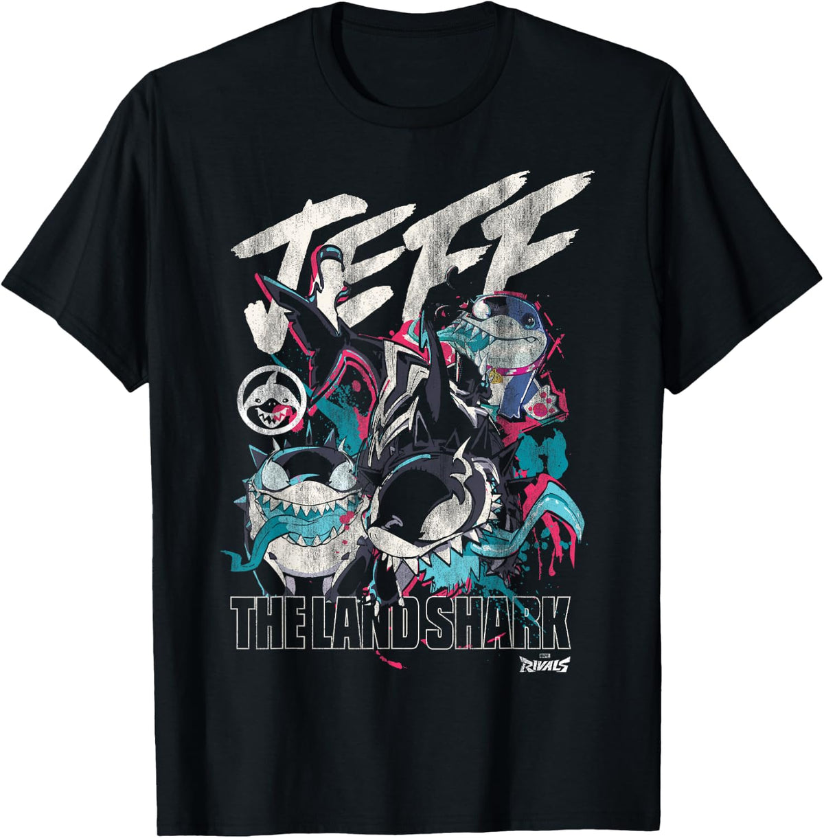 Marvel Rivals Jeff The Land Shark & Friends T-Shirt