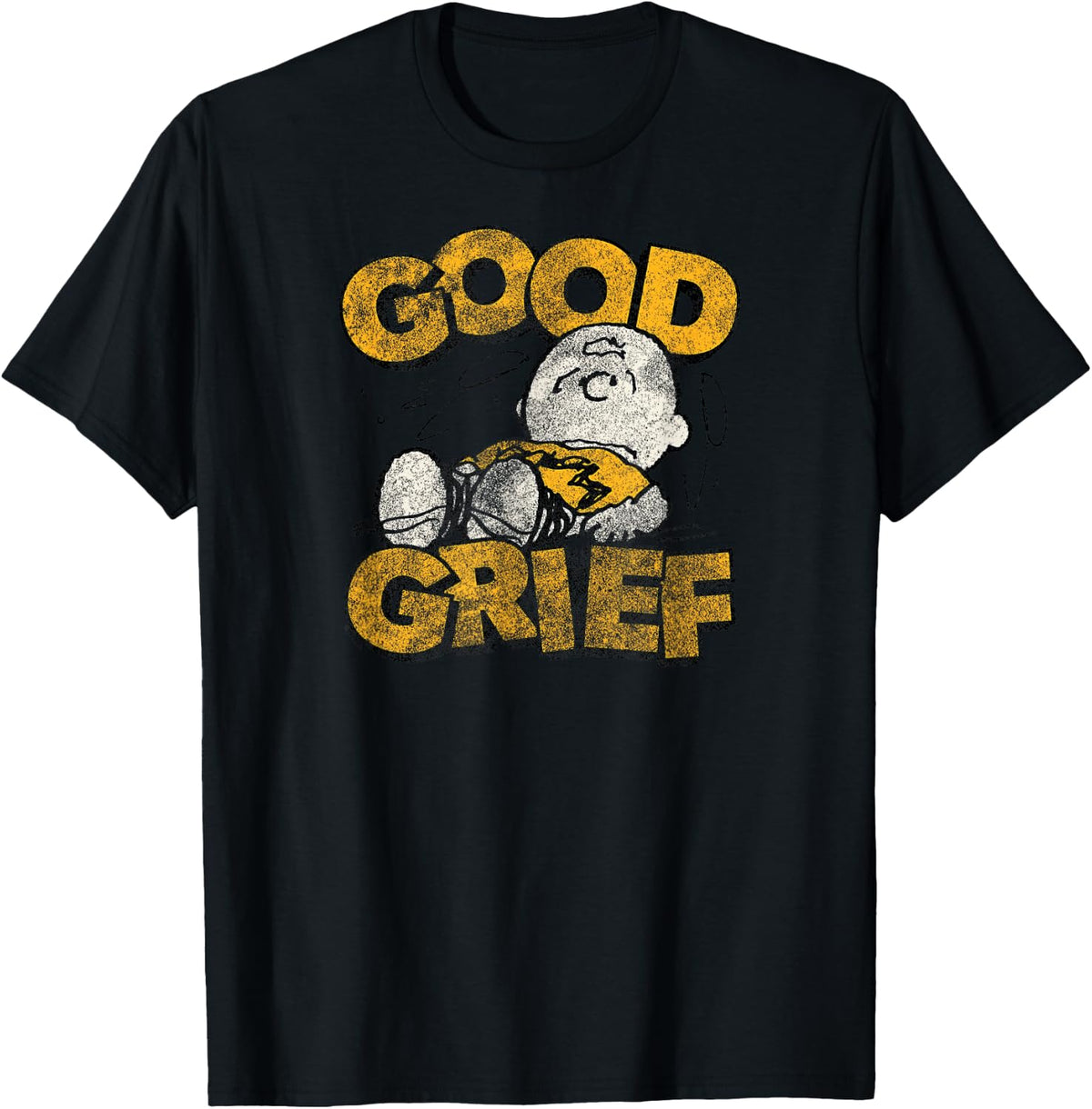 Charlie Brown Good Grief Vintage Design T-Shirt