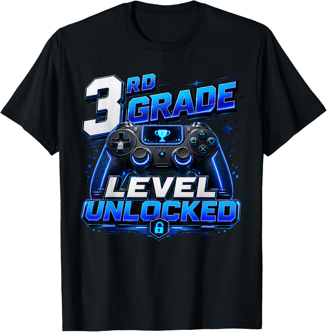 3rd Grade Gamer Back to School First Day of First Grade Boys T-Shirt