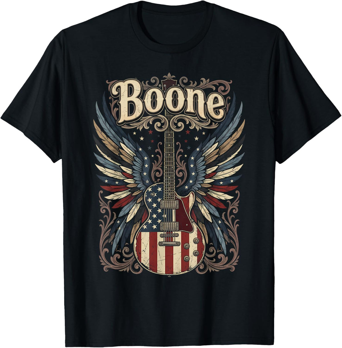 Boone Vintage Design Men Women Kids T-Shirt