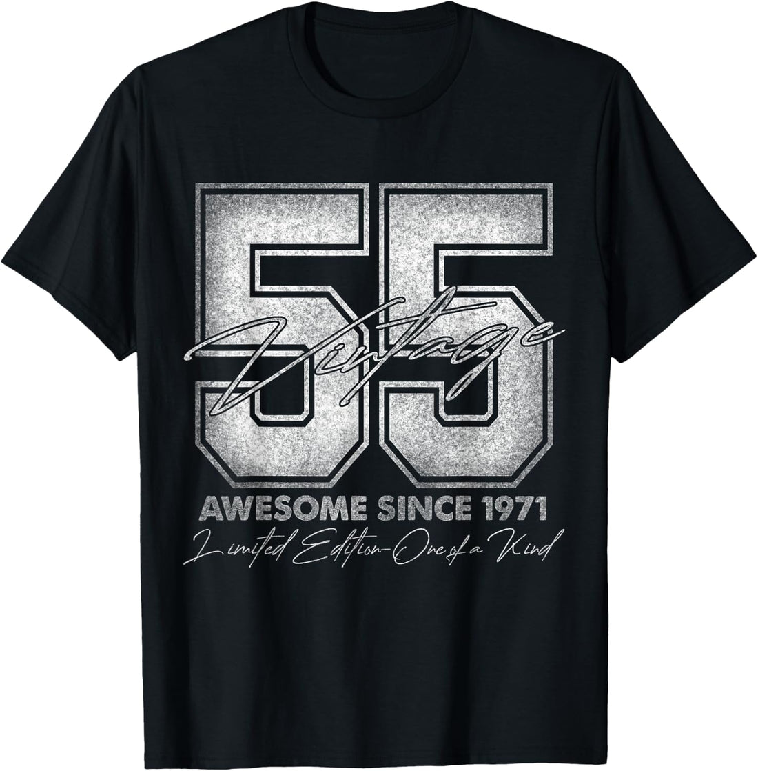 55 Year Old Gifts Vintage 1971 Limited Edition 55th Birthday T-Shirt