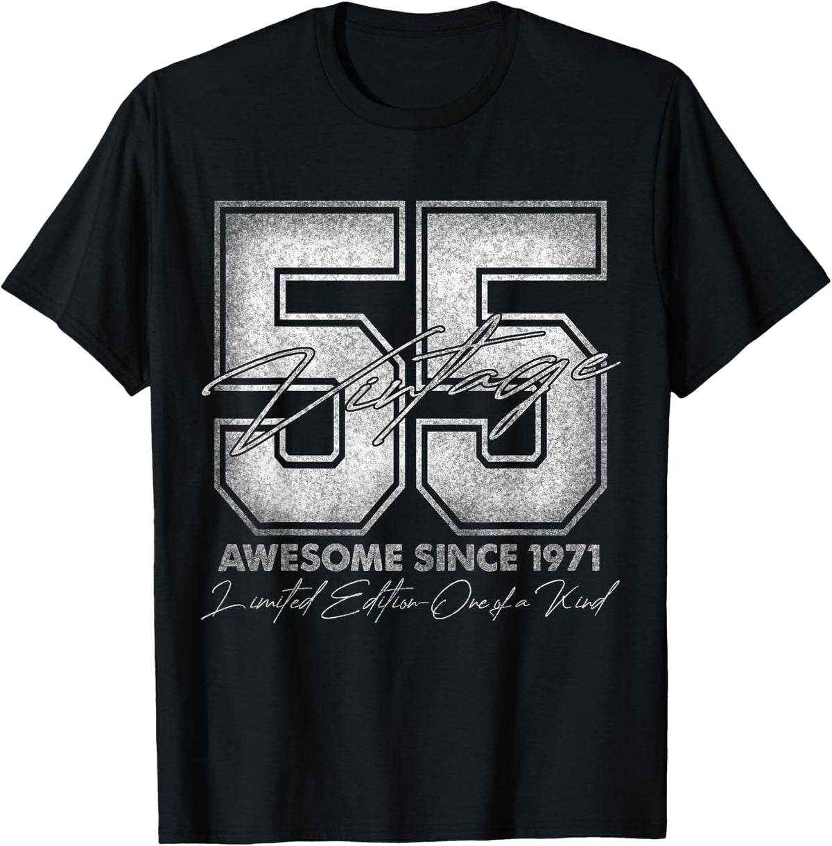 55 Year Old Gifts Vintage 1971 Limited Edition 55th Birthday T-Shirt