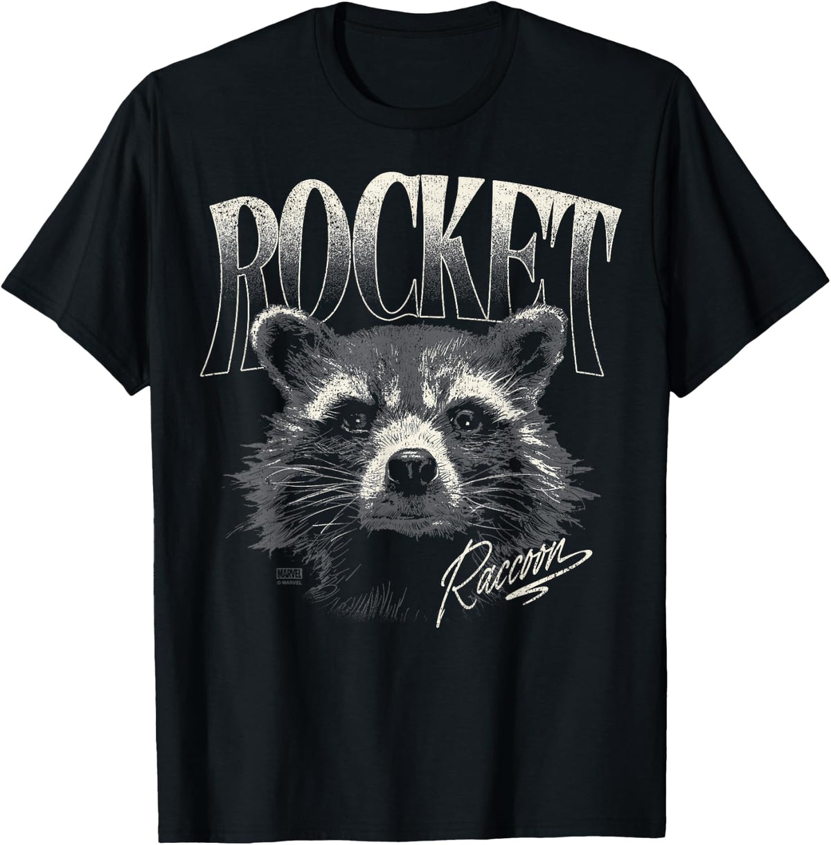 Guardians of The Galaxy - Rocket Raccoon Portrait T-Shirt