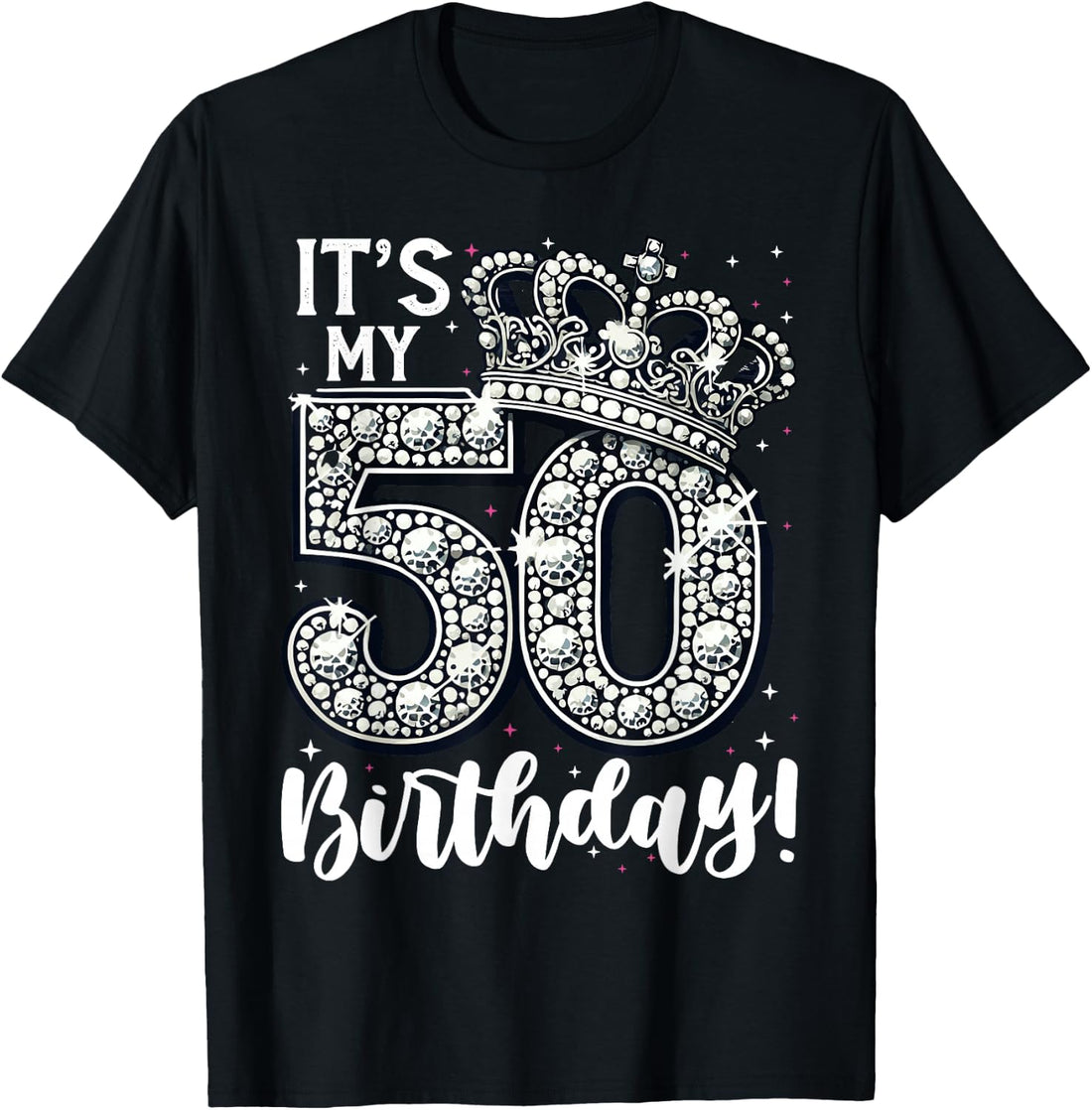 50 Years Old It's My Birthday Funny 50th Birthday Women T-Shirt