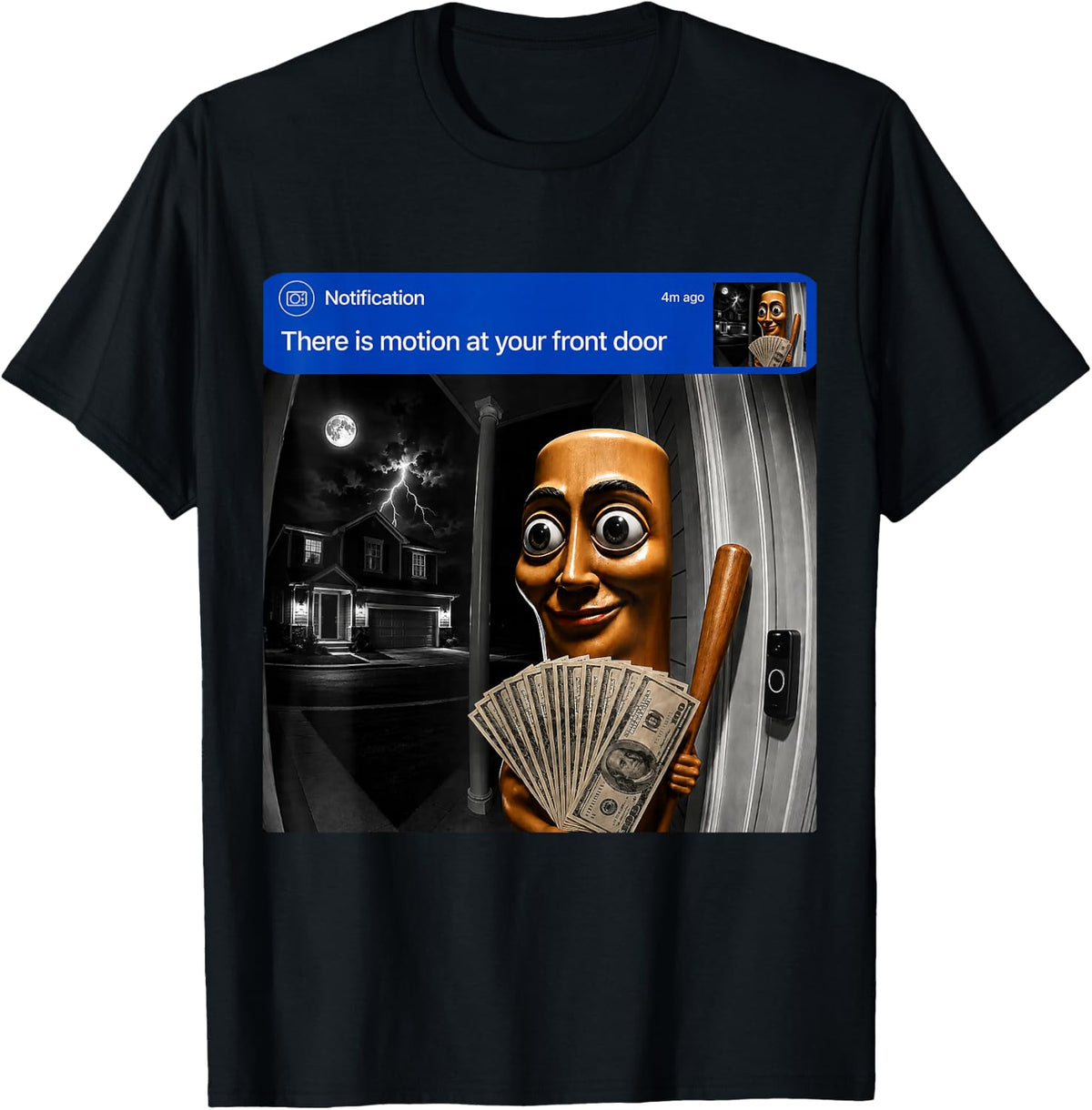 There is Motion at Your Front Tung Tung Tung Sahur Memes T-Shirt