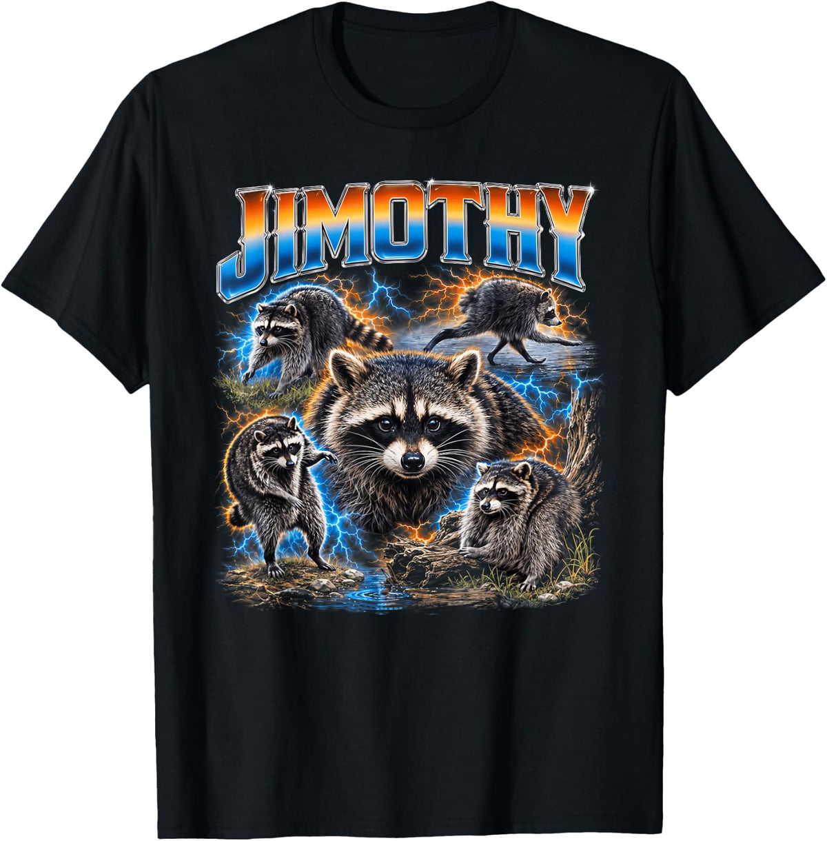 Jimothy Raccoon Seattle Meme Funny Trash Panda Wildlife T-Shirt