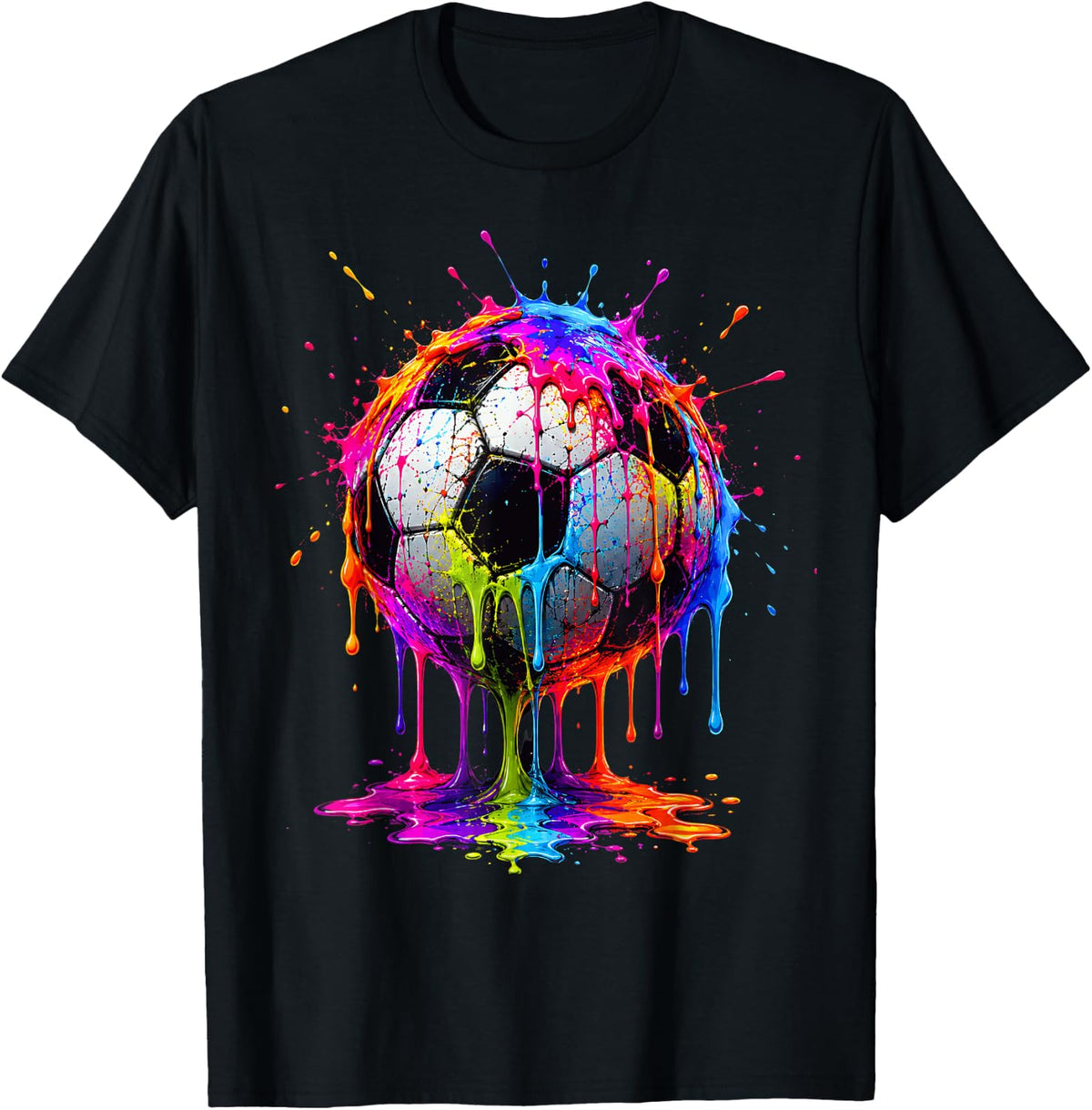 Soccer Drip for Boys Ice Cream Drip Soccer Sport Lover T-Shirt