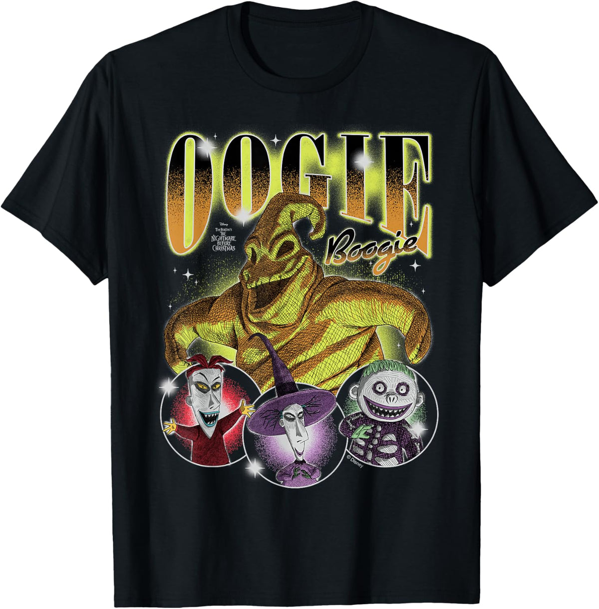 Oogie Boogie Spooky Fun Disney Villain Design T-Shirt