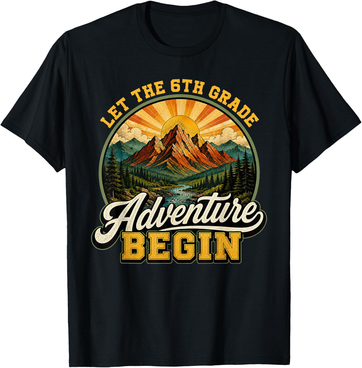 Back to School Let The 6th Grade Adventure Begin Kids T-Shirt