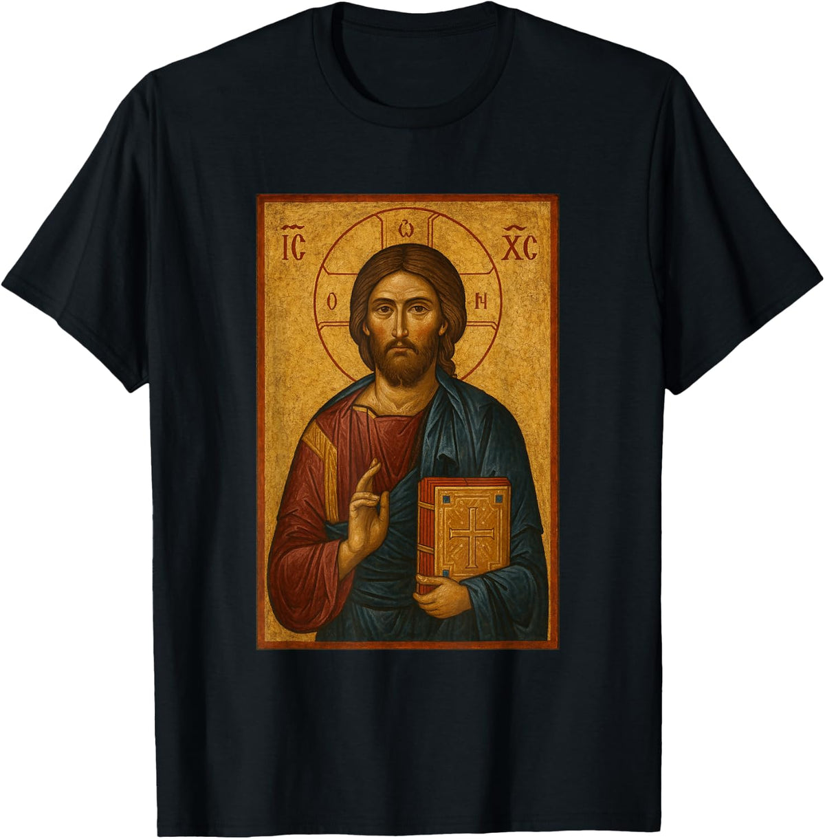 Christian Orthodox Jesus Christ Icon T-Shirt
