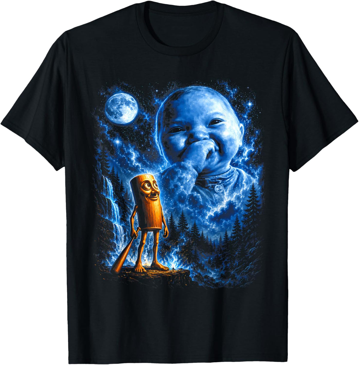 Tung Tung Tung Sahur AI Baby T-Shirt