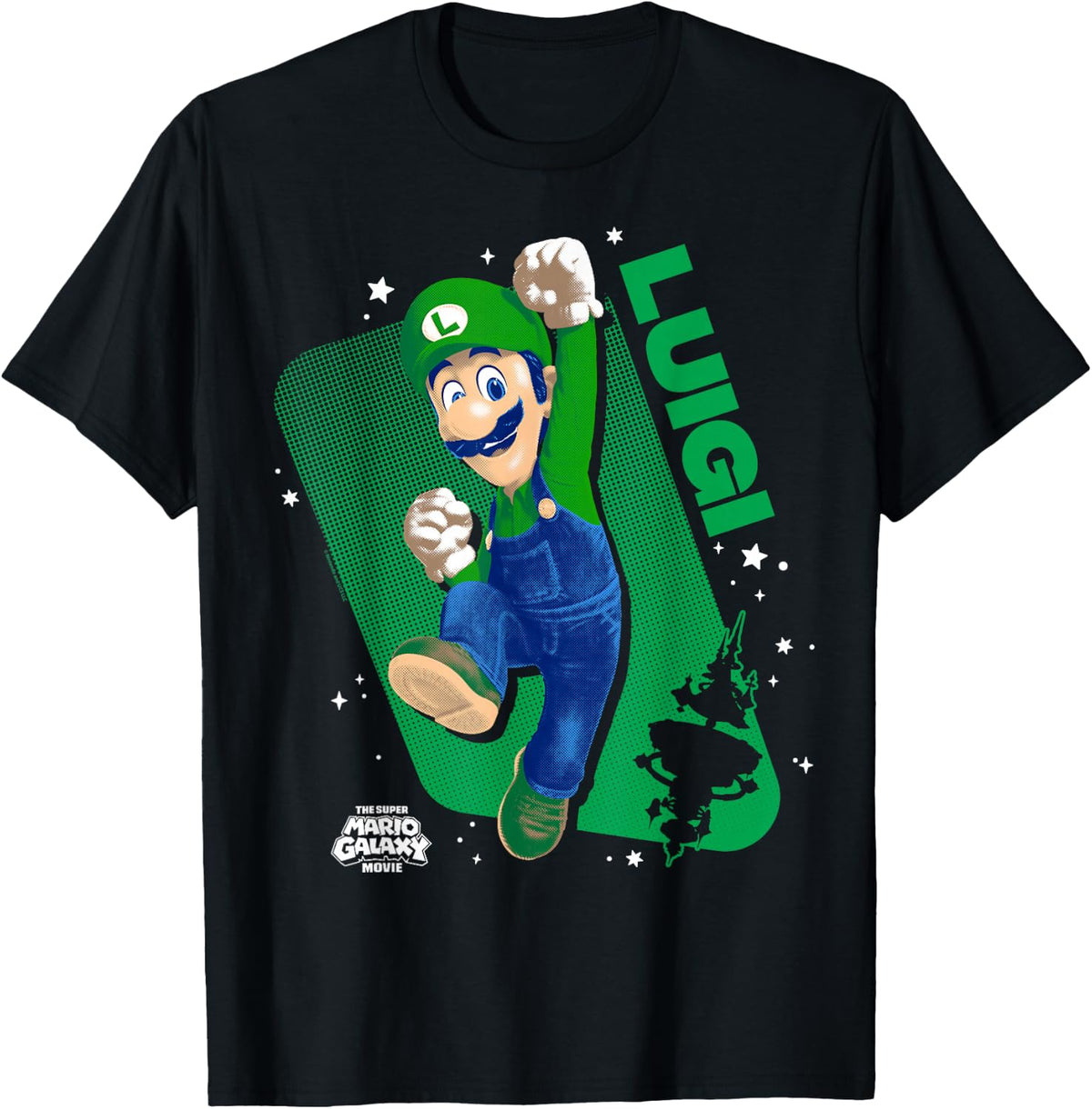 The Super Mario Galaxy Movie Luigi Galactic Jump T-Shirt